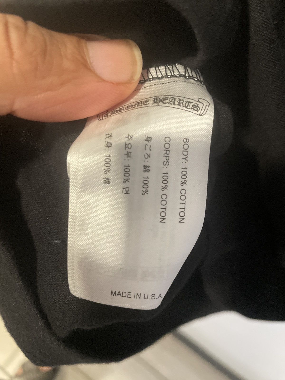 Chrome Hearts Chrome Hearts Shoulder Logo Tshirt Size US M / EU 48-50 / 2 - 6 Thumbnail