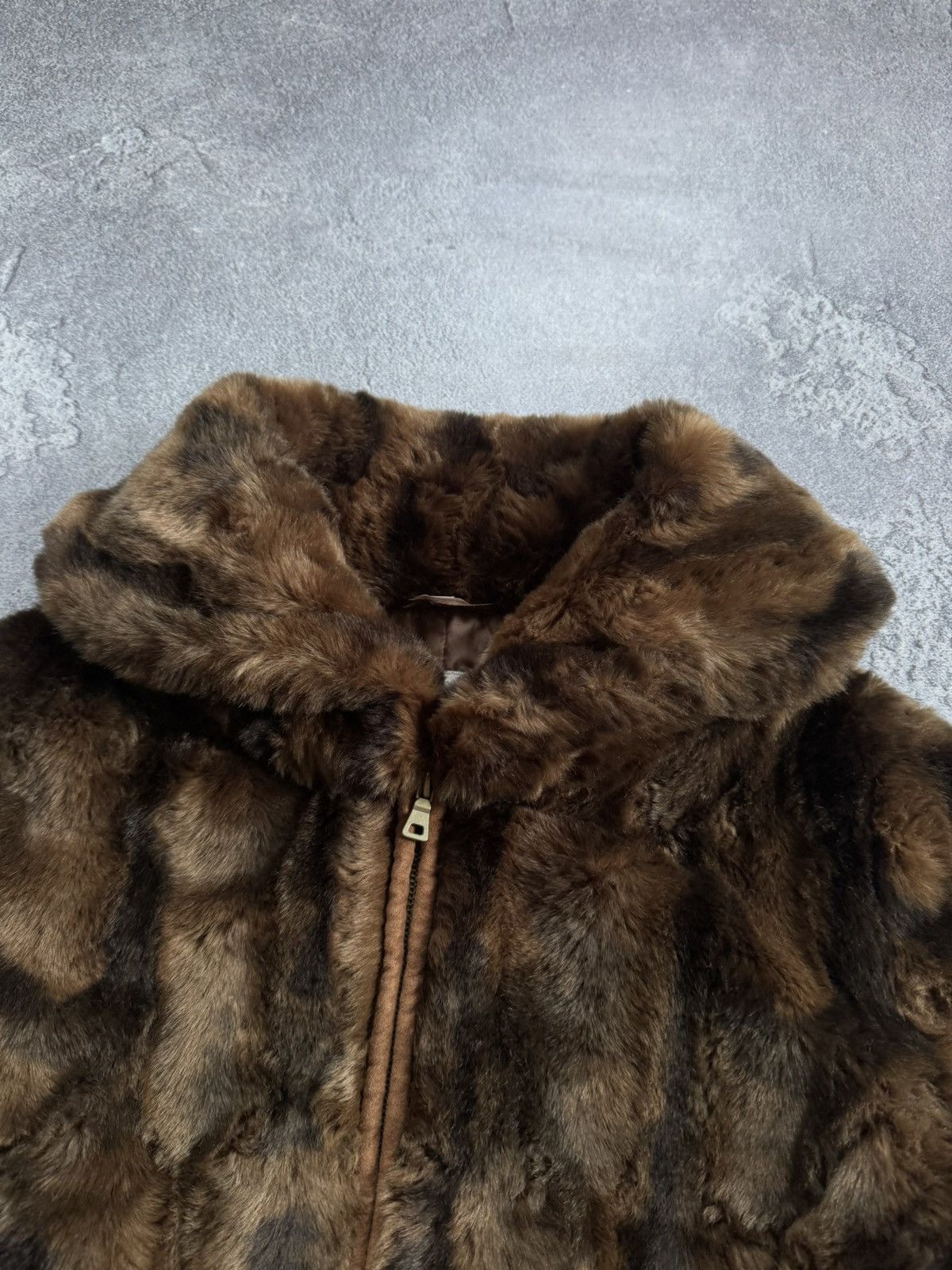 Hysteric Glamour CIBYLL 38/M retro vintage faux fur coat jacket Y2K L.G.B. Size M / US 6-8 / IT 42-44 - 15 Thumbnail