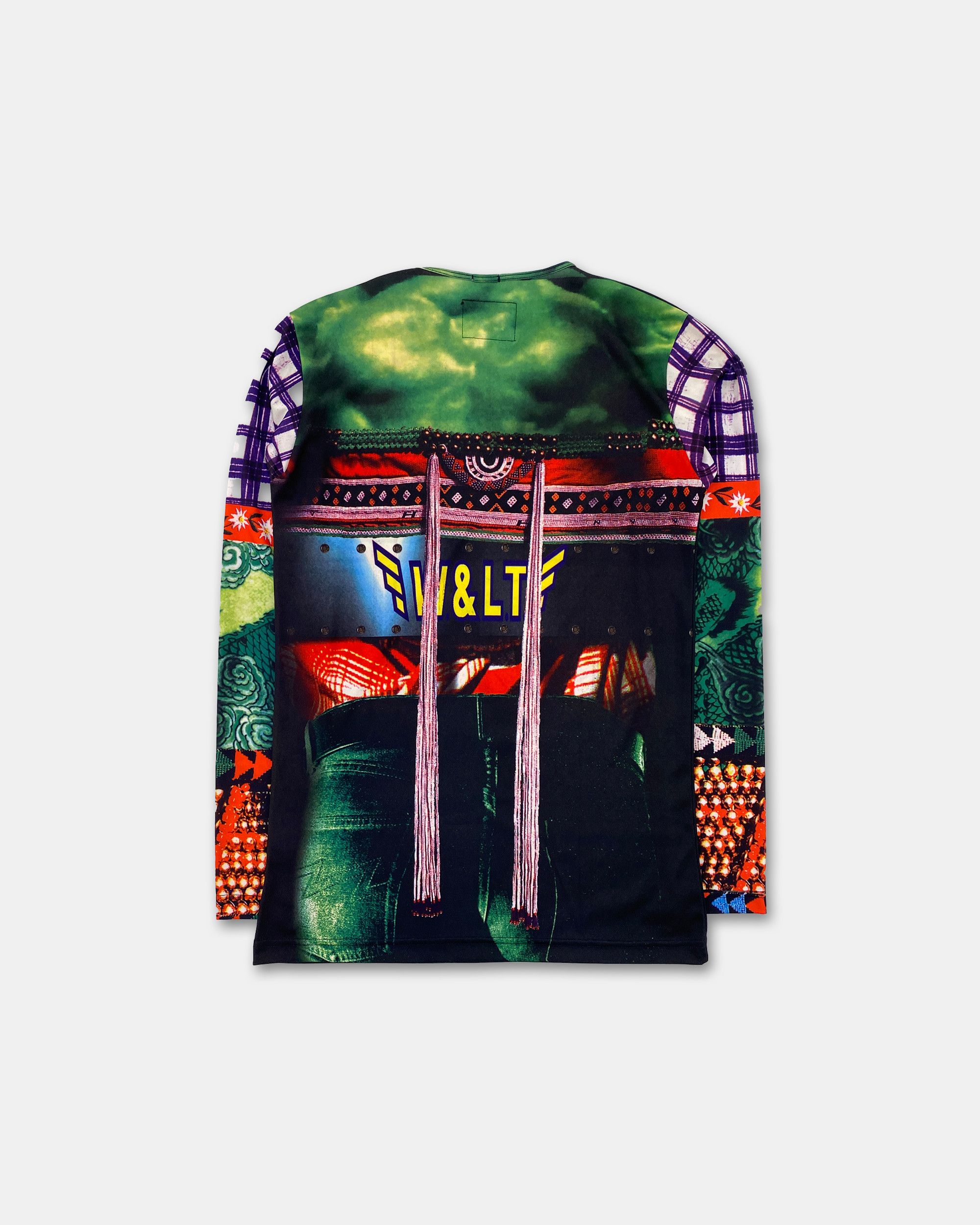 W&LT × Walter Van Beirendonck SS1996 All Over Print Stretch Longsleeve T-Shirt Size US L / EU 52-54 / 3 - 10 Thumbnail