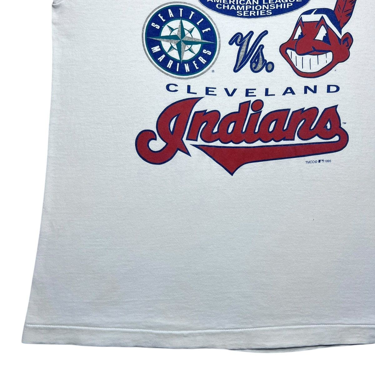 MLB MLB Championship Seattle Mariners Cleveland Indians T-Shirt Size US XL / EU 56 / 4 - 6 Thumbnail