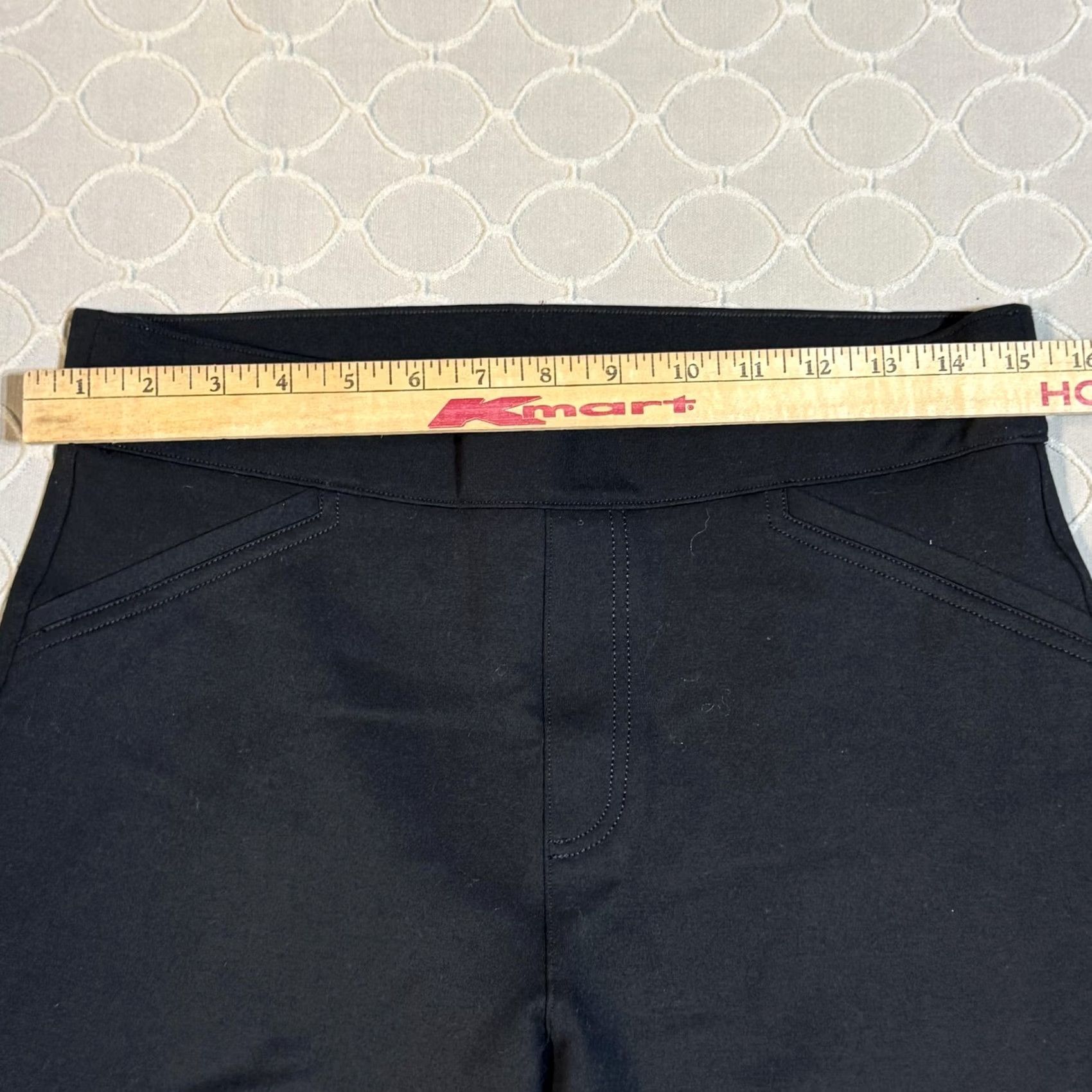 Spanx Spanx Pants Womens Large Petite Black Ankle Skinny Pull On Stretch Workwear Size 36" / US 14 / IT 50 - 3 Thumbnail