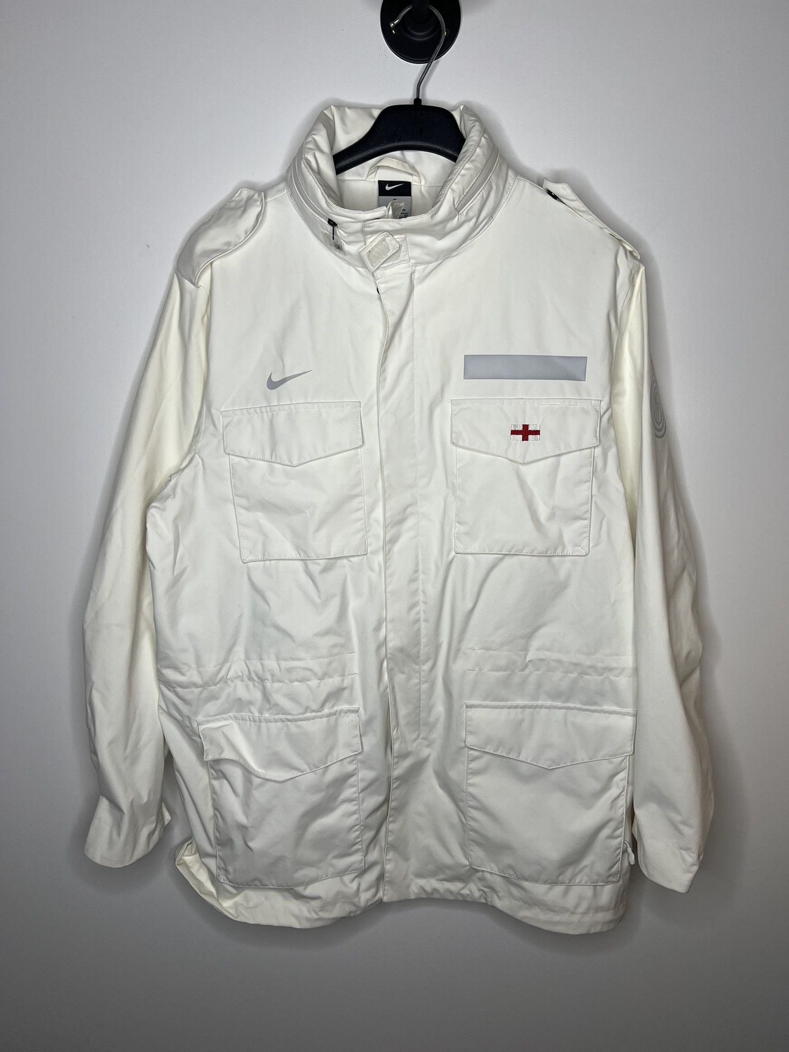 Nike INTER MAILAN 2011 FOOTBALL SOCCER JACKET FULL ZIP NIKE Size US XL / EU 56 / 4 - 1 Thumbnail