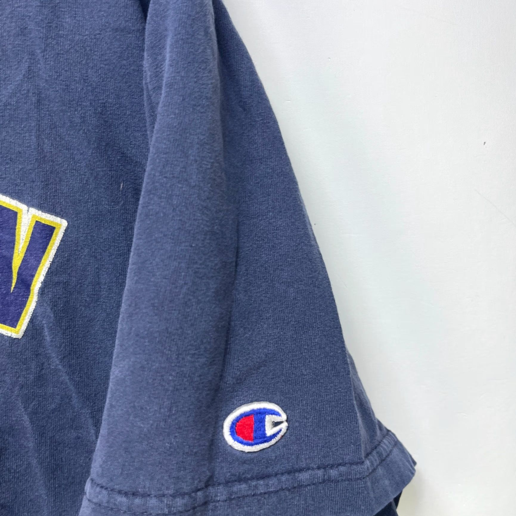 Champion VINTAGE Champion USA Olympics T Shirt XL Shirt Men 90s Blue/White Cotton Crew Neck Short Sleeve Vintage 90s Mens T-Shirt Size US XL / EU 56 / 4 - 4 Thumbnail