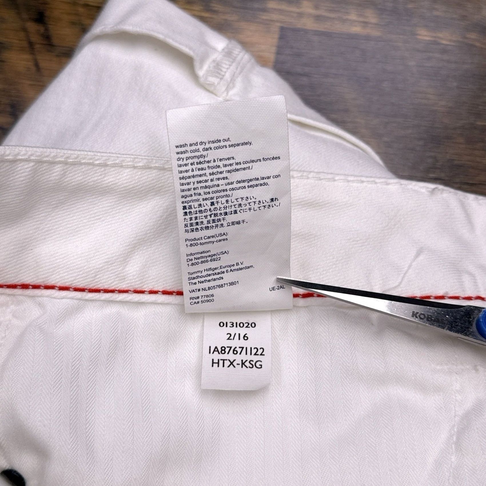 Tommy Hilfiger Tommy Hilfiger Denim Shorts Womens 10 White Mid Rise Cuffed New Size 32" / US 10 / IT 46 - 5 Thumbnail