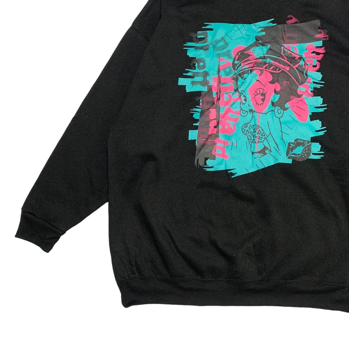 Japanese Brand Denifits x Betty Boop Big Print Sweatshirt Size US XL / EU 56 / 4 - 2 Thumbnail