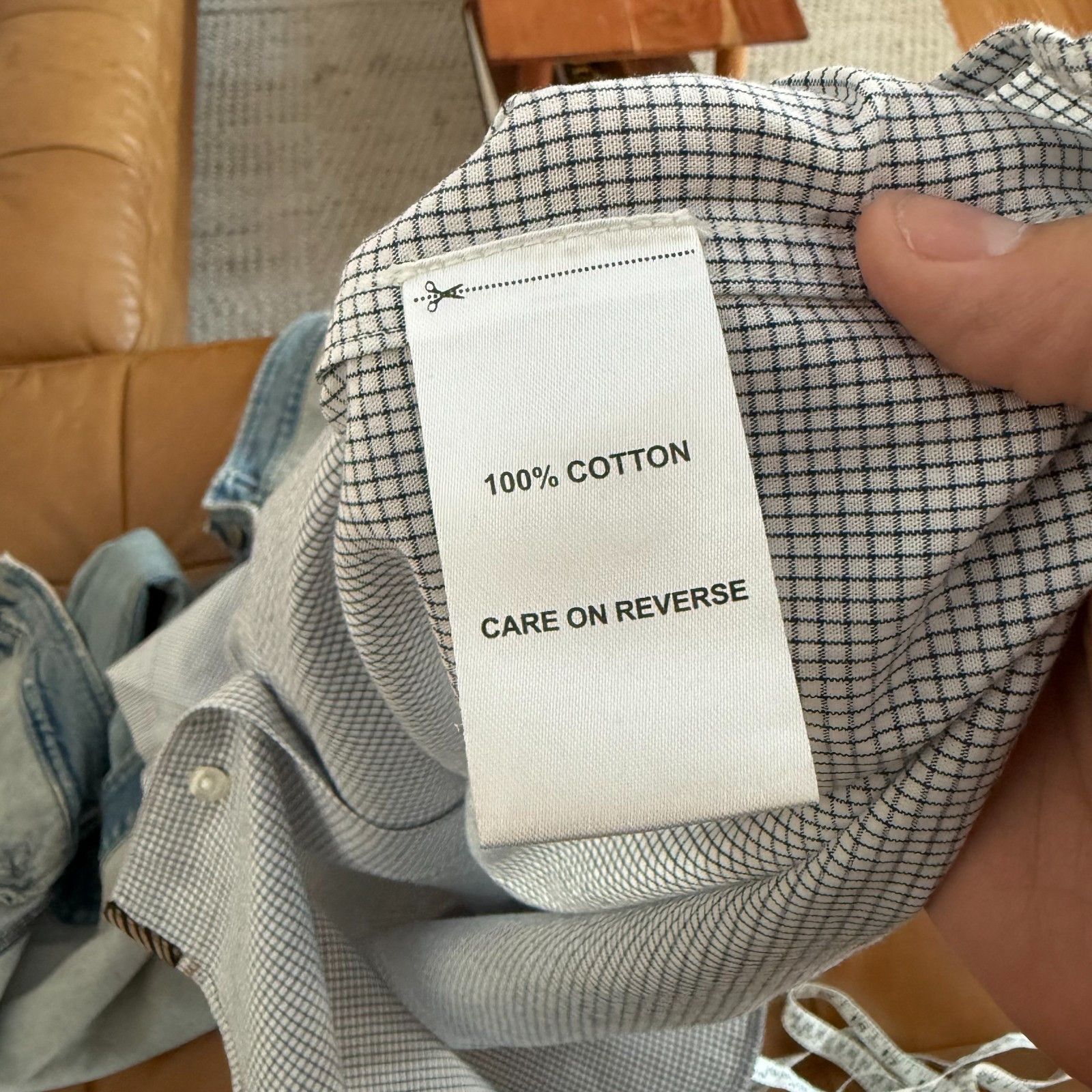 Billy Reid Billy Reid Selvedge Check Pattern S/S Button Up Shirt Size US S / EU 44-46 / 1 - 6 Thumbnail