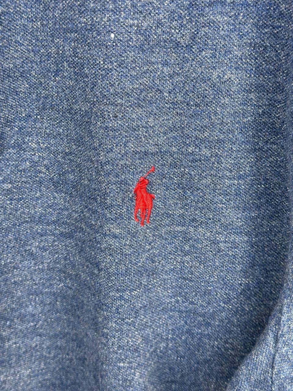 Polo Ralph Lauren Polo Ralph Lauren Polo Shirt Blue Heather Custom Slim Fit SS Size US L / EU 52-54 / 3 - 7 Thumbnail