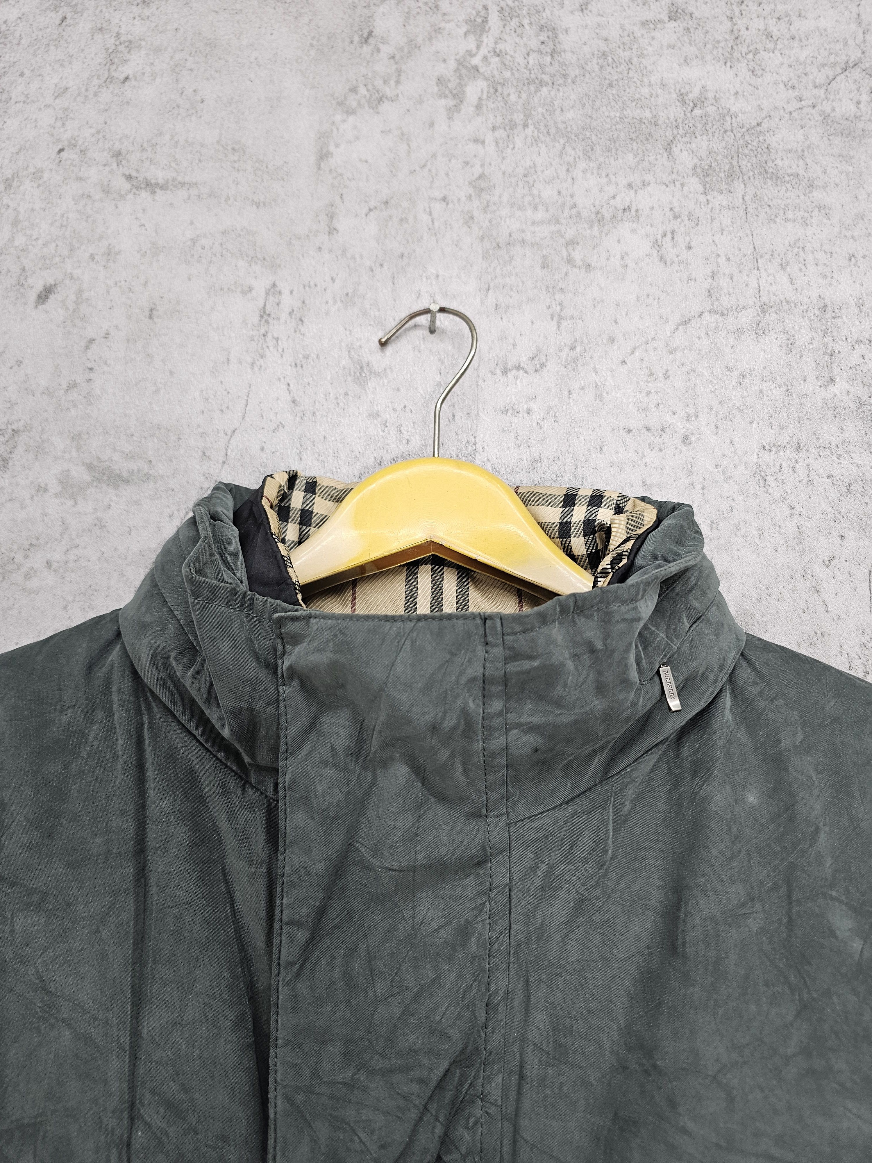 Burberry Vintage Burberry London Plaid Checked Heavy Jacket J0052 Size US M / EU 48-50 / 2 - 7 Thumbnail