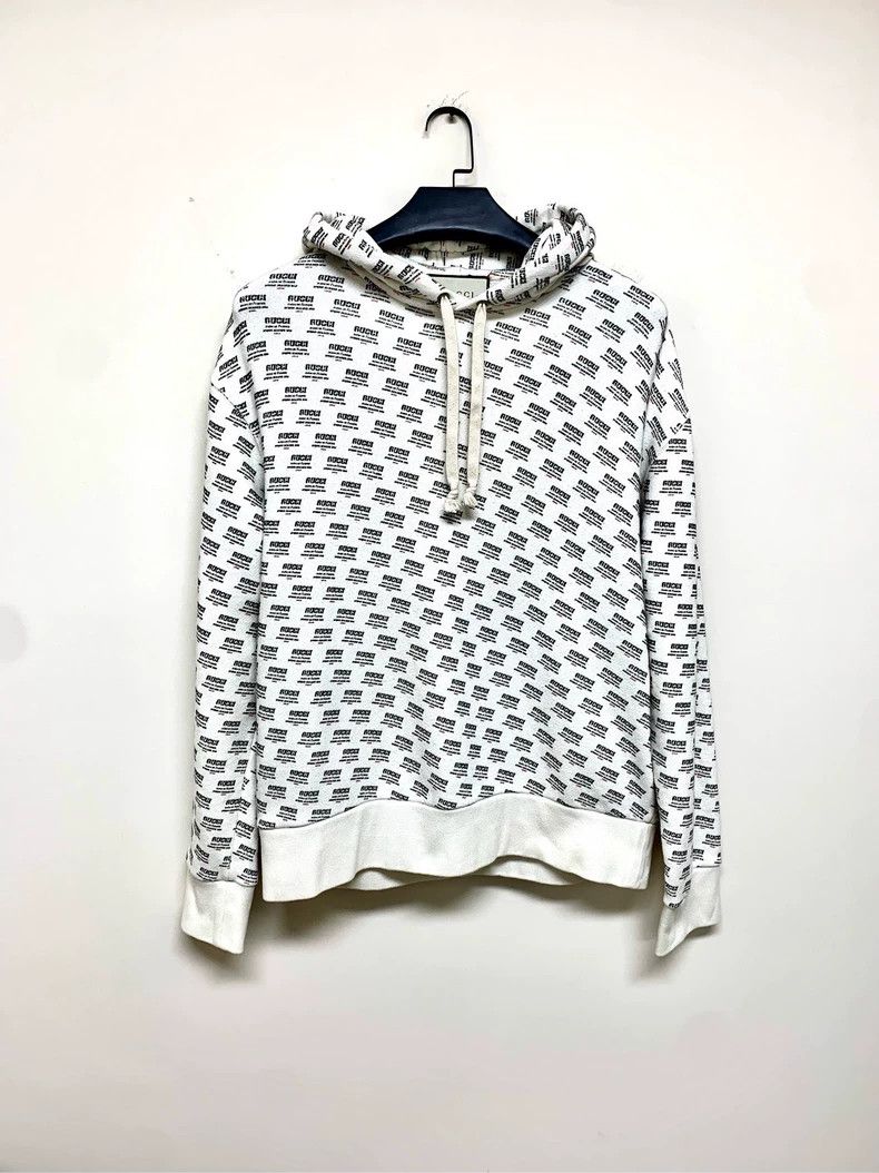 Gucci Gucci Full-print hooded sweatshirt 2501-Nextarrow Size US M / EU 48-50 / 2 - 1 Thumbnail
