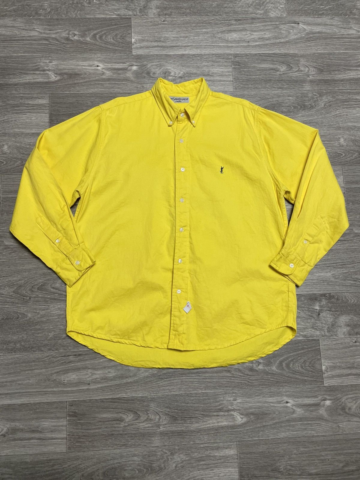 Yves Saint Laurent Vintage Yves Saint Laurent Paris YSL Heavy Long Sleeve Shirt Size US L / EU 52-54 / 3 - 1 Thumbnail
