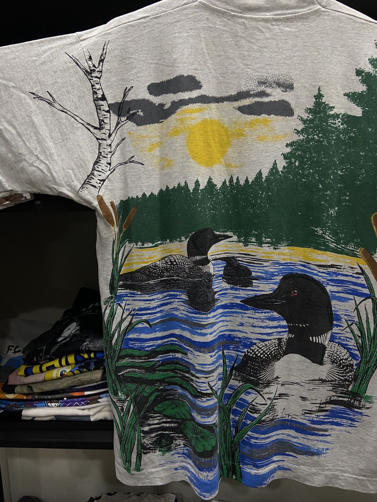 Band Tees × Vintage Vintage 90s Duck animal rock OVP Band TShirt Size US L / EU 52-54 / 3 - 10 Thumbnail