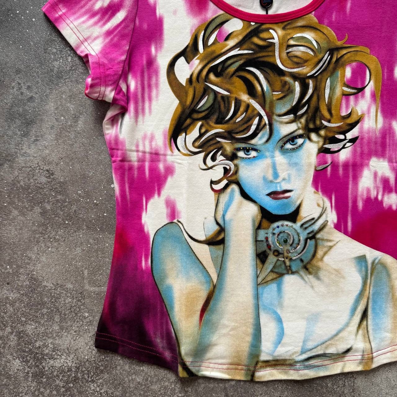 Hysteric Glamour Custo Barcelona Style Vintage Y2K Boho T-Shirt Size M / US 6-8 / IT 42-44 - 5 Thumbnail