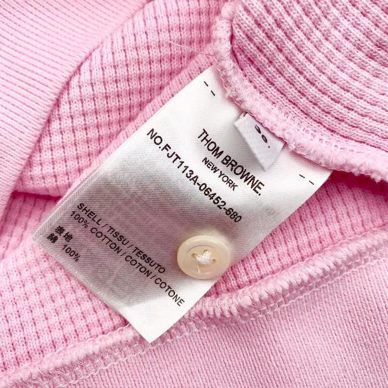 Thom Browne Thom Browne Solid striped round neck hoodie Size XS / US 0-2 / IT 36-38 - 4 Thumbnail