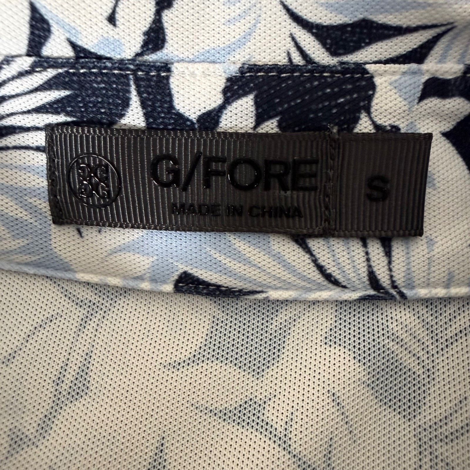 G/FORE G/FORE Polo Shirt Mens Palm Fronds Tech Pique Slim Golf Size US S / EU 44-46 / 1 - 2 Thumbnail