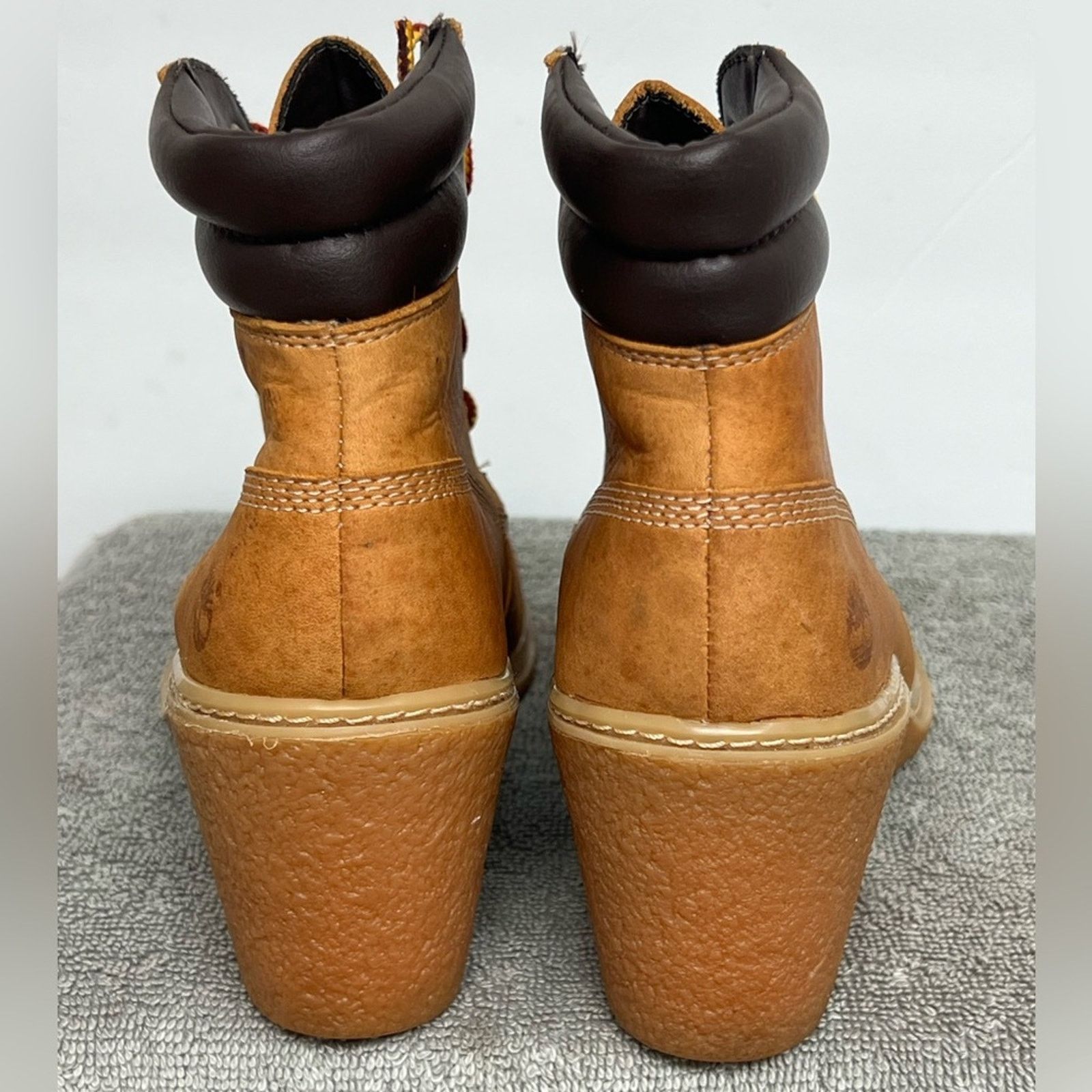 Timberland Timberland Earthkeepers Amston 8251 Wedge Bootie Beige Ankle Size US 7 / IT 37 - 6 Thumbnail