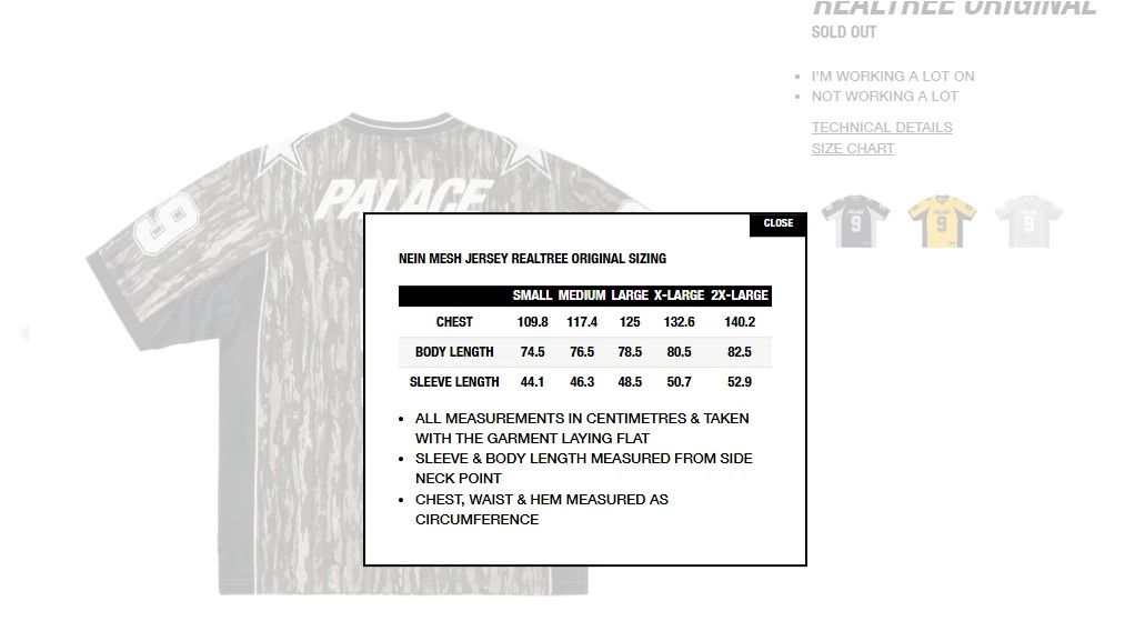 Palace Palace SS26 Nein Mesh Football Jeresy Camo Size Large New Size US L / EU 52-54 / 3 - 5 Thumbnail