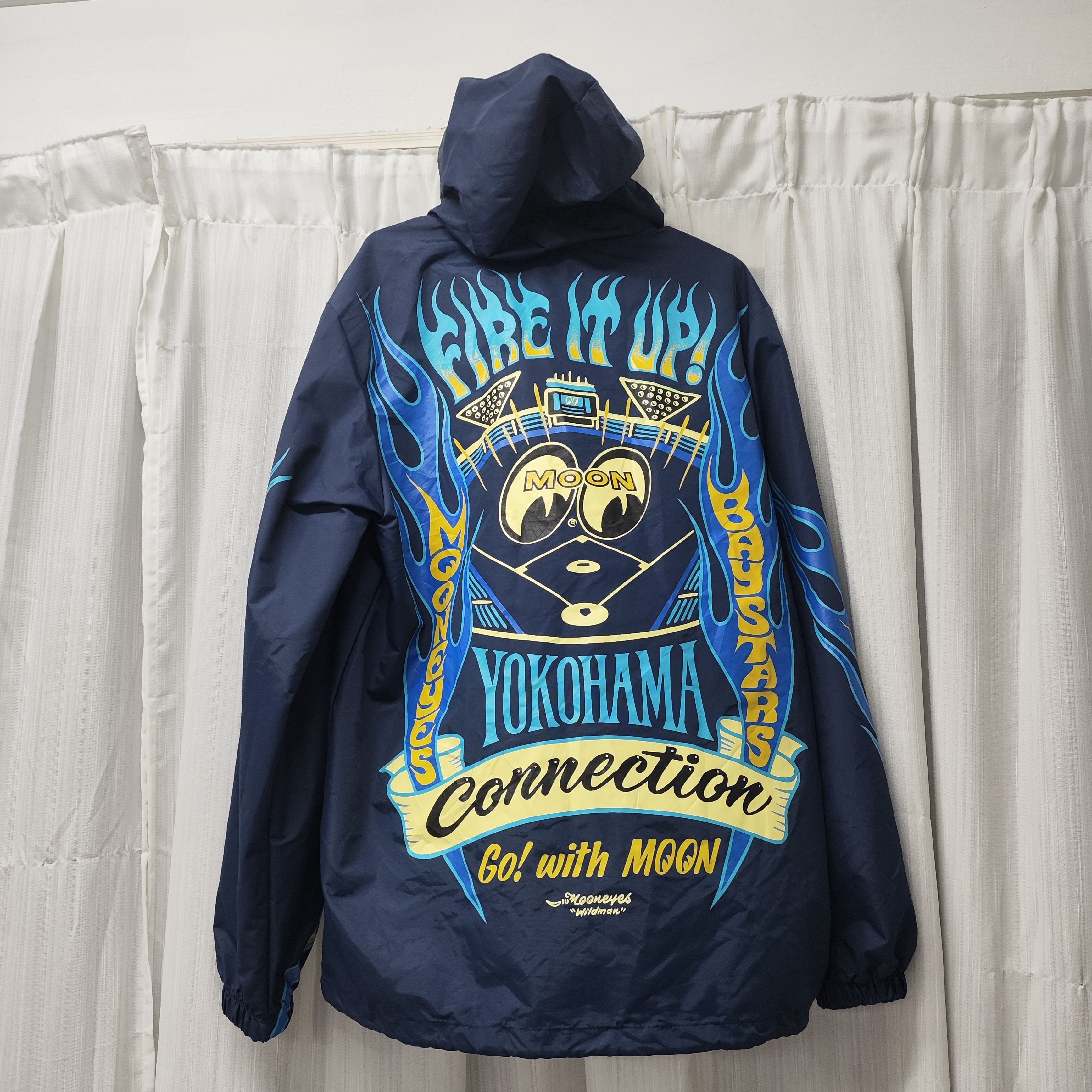 Other Yokohama Dena Baystars x Mooneyes Coach Jacket Nylon Size US L / EU 52-54 / 3 - 5 Thumbnail