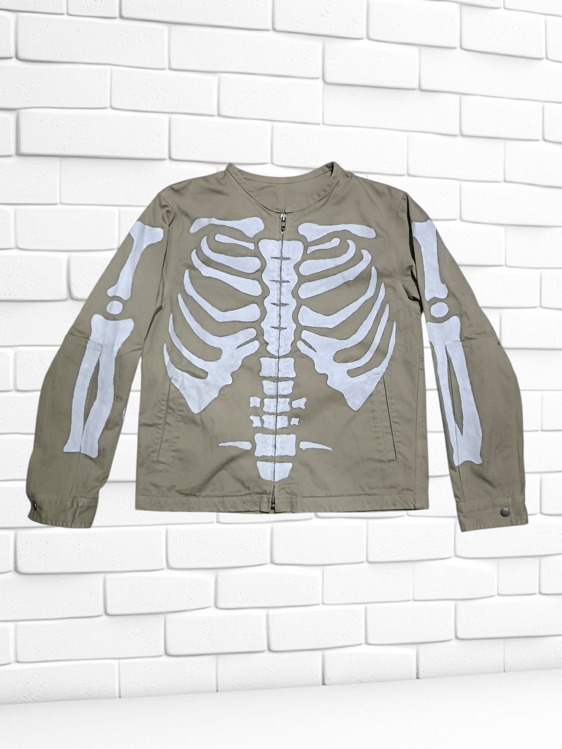 Japanese Brand Japanese Brand Custom Made Paint Unfinished Skeleton Jacket Size US M / EU 48-50 / 2 - 6 Thumbnail