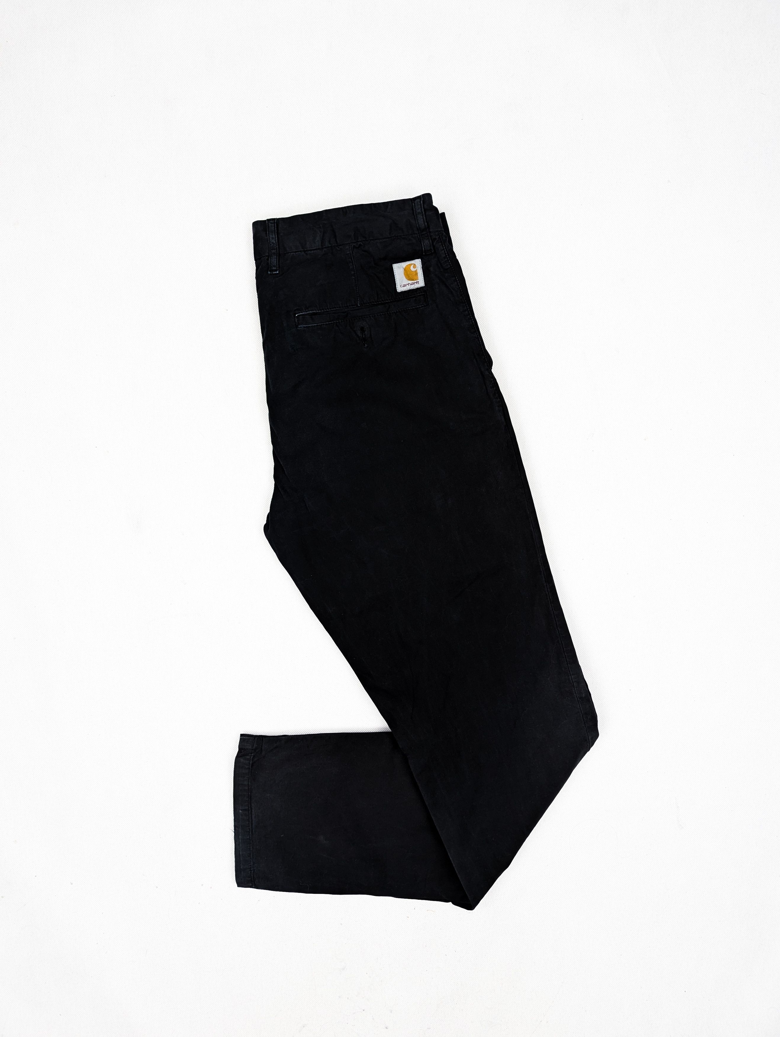 Carhartt Wip Carhartt wip johnson pant black trousers 31 Size US 31 - 1 Thumbnail