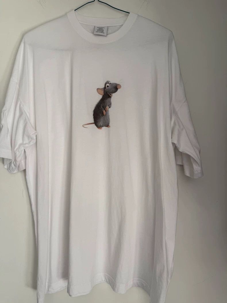 Vetements Vetements SizeU White rat short-sleeve Size US XS / EU 42 / 0 - 2 Thumbnail