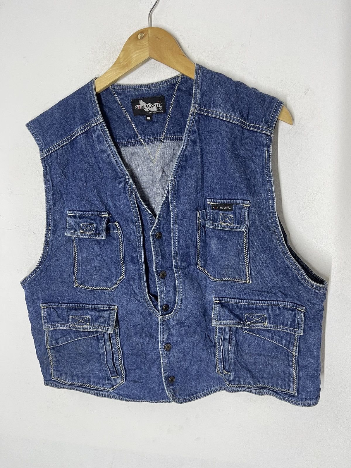 Japanese Brand Vintage Streetwear Summer Outfit Gear Vest Size US M / EU 48-50 / 2 - 2 Thumbnail