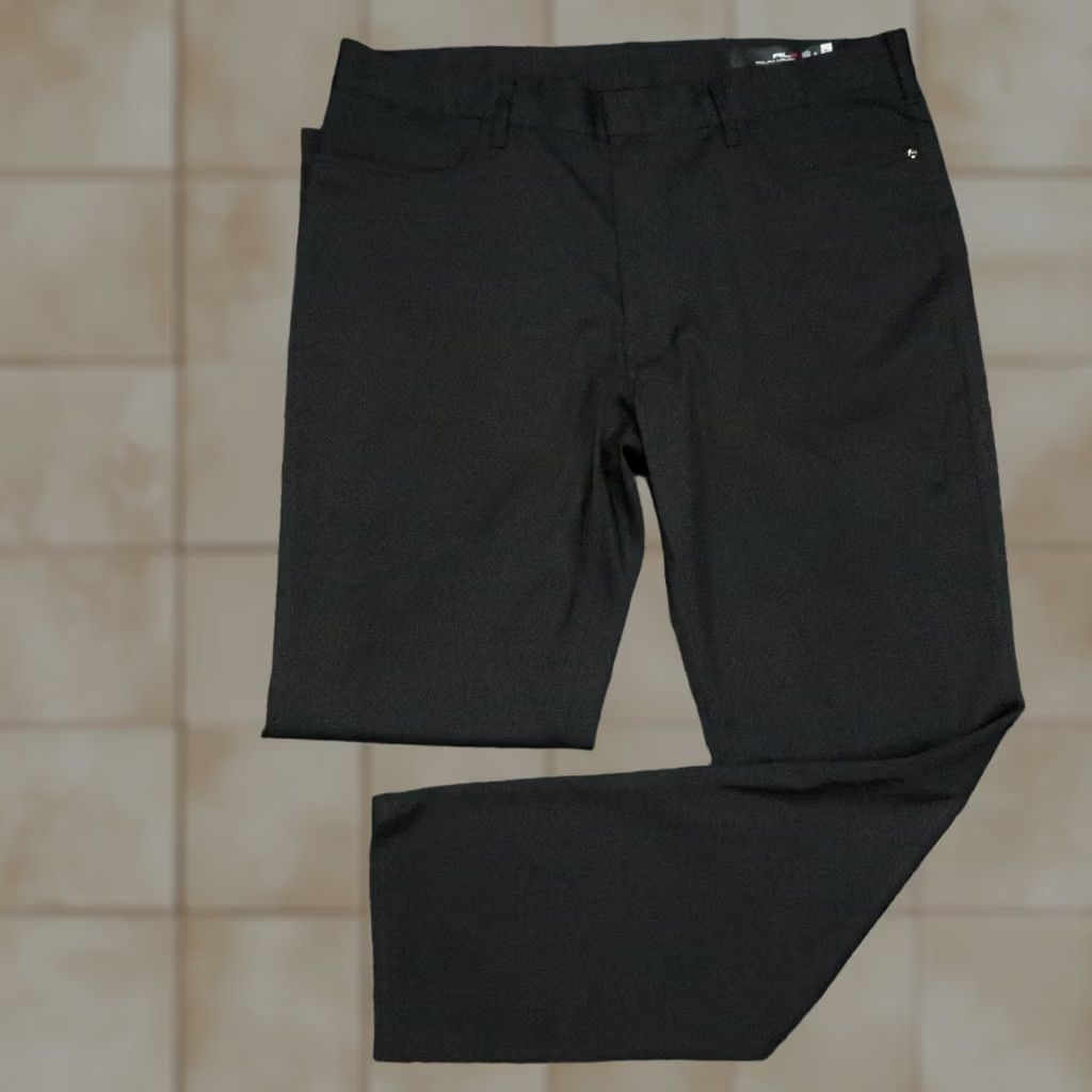 RLX Ralph Lauren RLX Ralph Lauren Pants Mens 36x32 Black Tailored Fit Lightweight Golf 5 Pocket - Business, Casual, Travel, Workwear Size US 36 / EU 52 - 1 Thumbnail