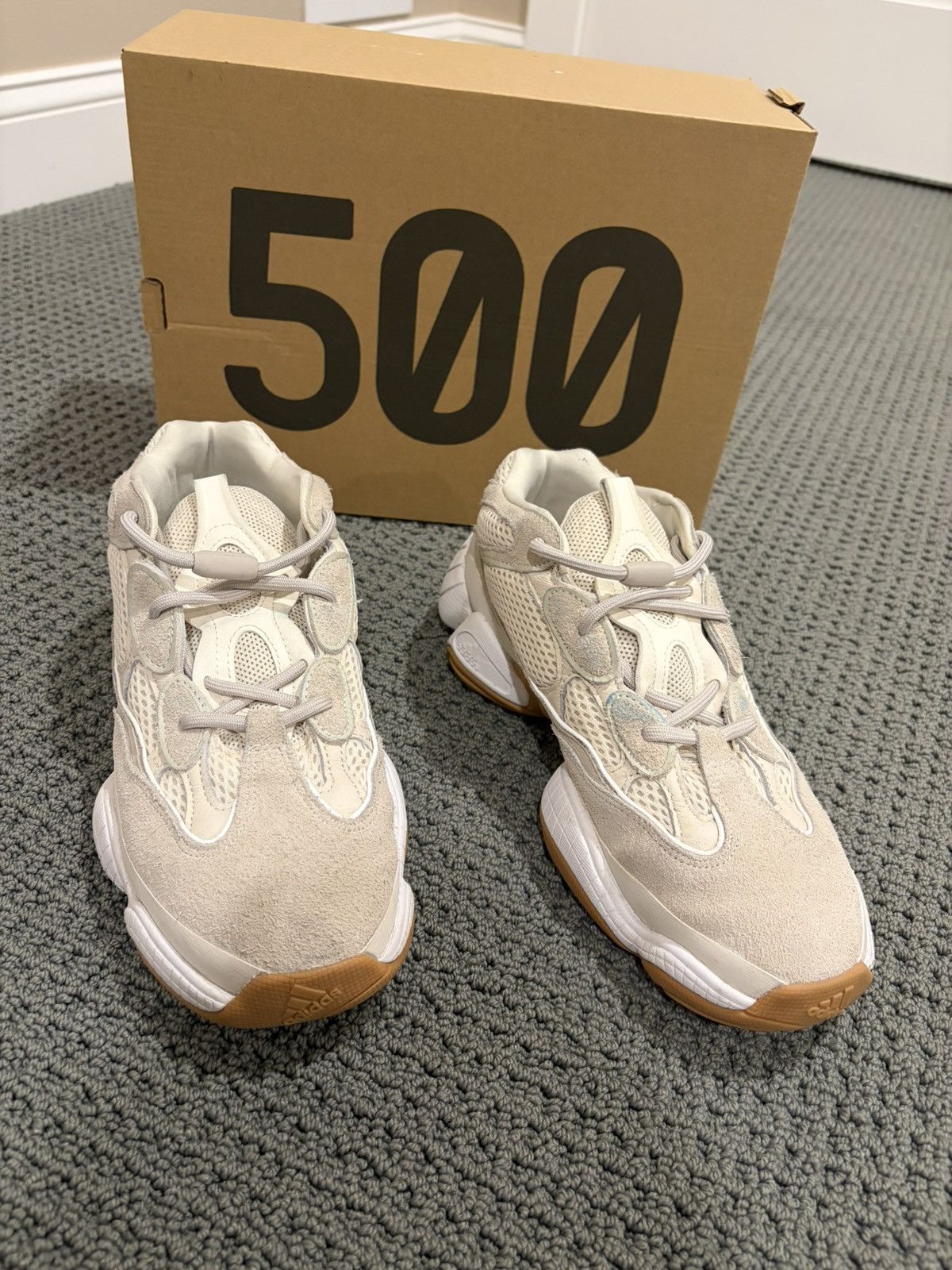 Yeezy Yeezy 500 ortholite in stone size 10.5. Excellent Size US 10.5 / EU 43-44 - 6 Thumbnail