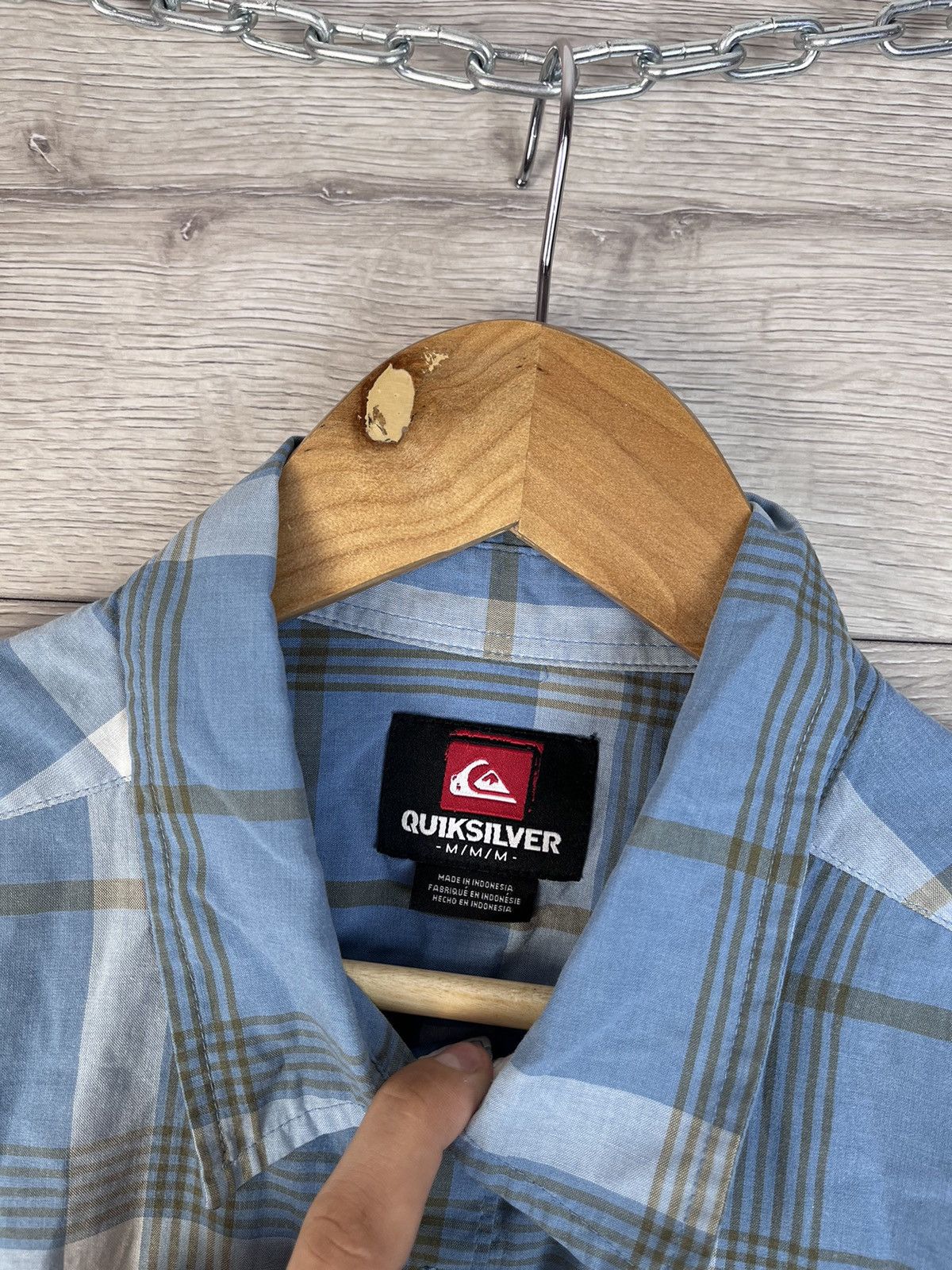 Quiksilver Vintage men’s shirt Quiksilver size M outdoor street Size US M / EU 48-50 / 2 - 6 Thumbnail
