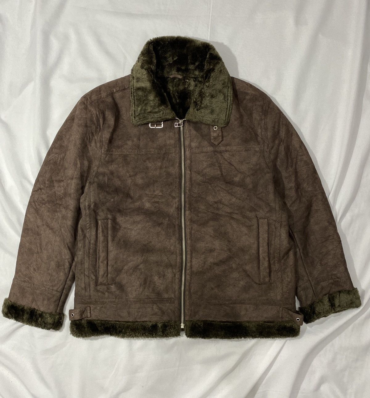 Tornado Mart Japanese Brand PBI Suede Leather Vkei Jacket Size US L / EU 52-54 / 3 - 1 Thumbnail