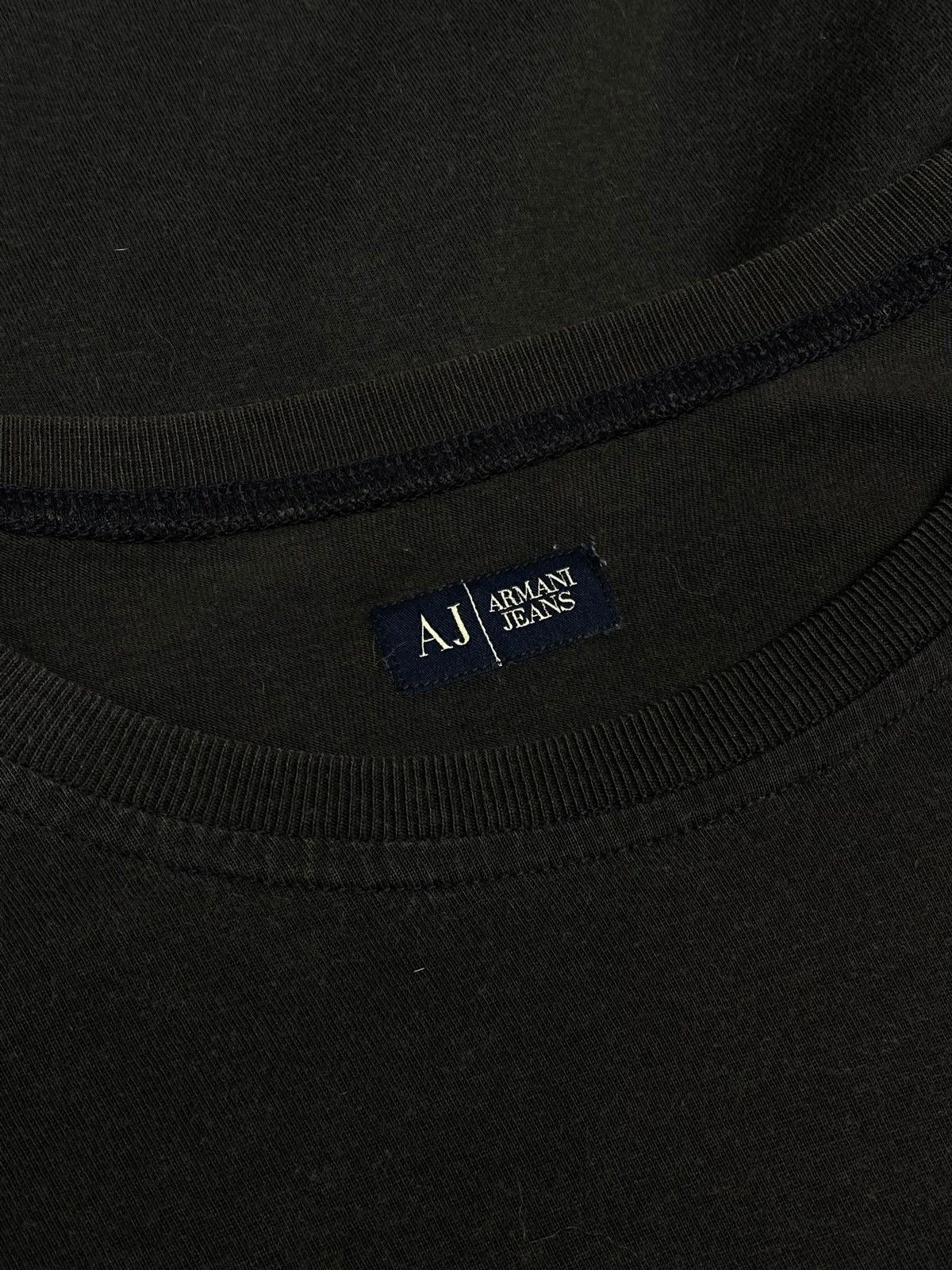 Armani 🔥 Y2K ARMANI JEANS LOGO LONGSLEEVE FUTURE-FORWARD CLUB VIBES Size US XL / EU 56 / 4 - 10 Thumbnail
