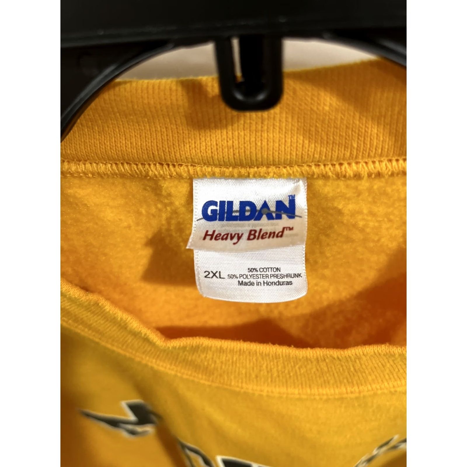 Gildan Gildan Pullover Mens 2XL Yellow Heavy Blend Men Michigan Crewneck Size US XXL / EU 58 / 5 - 3 Thumbnail