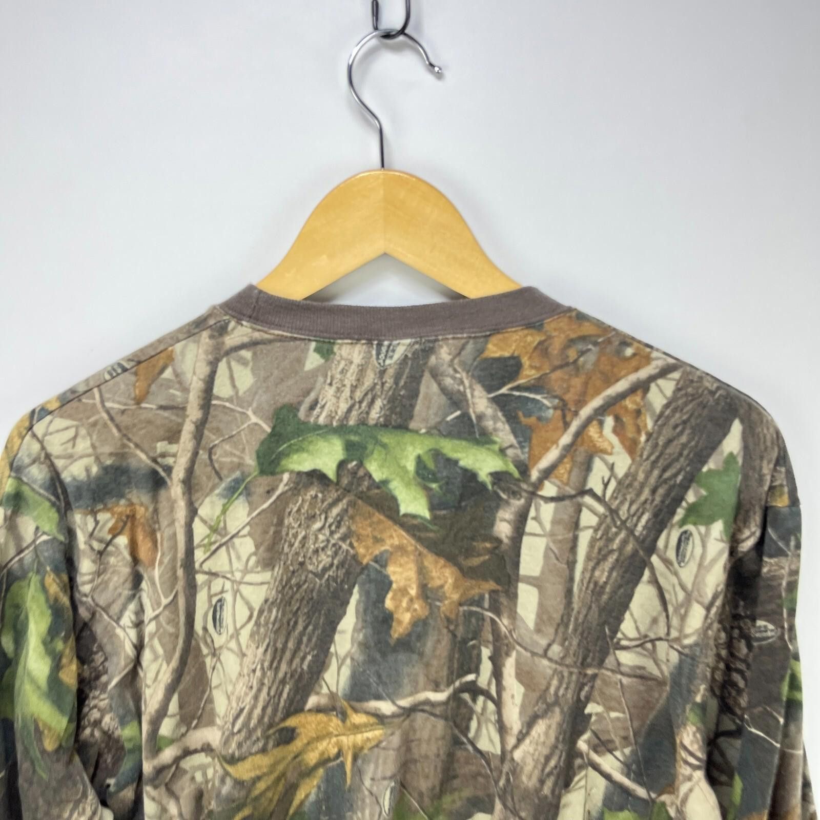 Realtree Vintage 90s Real Tree Camo Long Sleeve Shirt USA Large Size US L / EU 52-54 / 3 - 12 Thumbnail