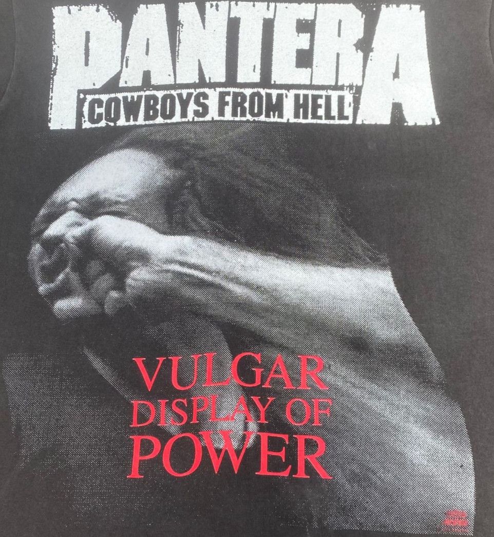 Band Tees Vintage 90s Pantera Cowboy From Hell Metal Band Tshirt Size US M / EU 48-50 / 2 - 13 Thumbnail