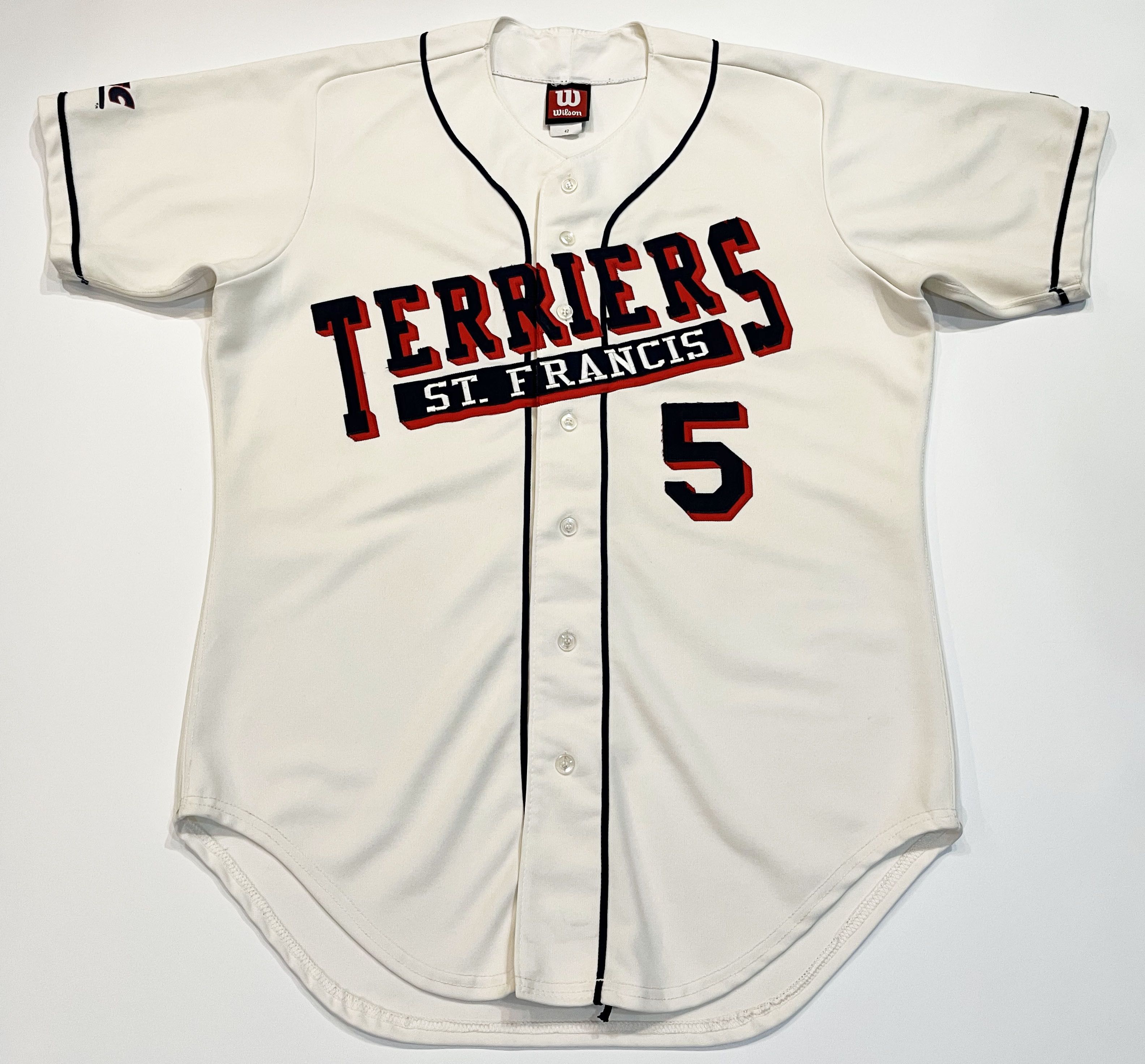 Wilson Vintage Wilson St. Francis Terriors #5 NCAA Baseball Jersey Size US L / EU 52-54 / 3 - 1 Thumbnail