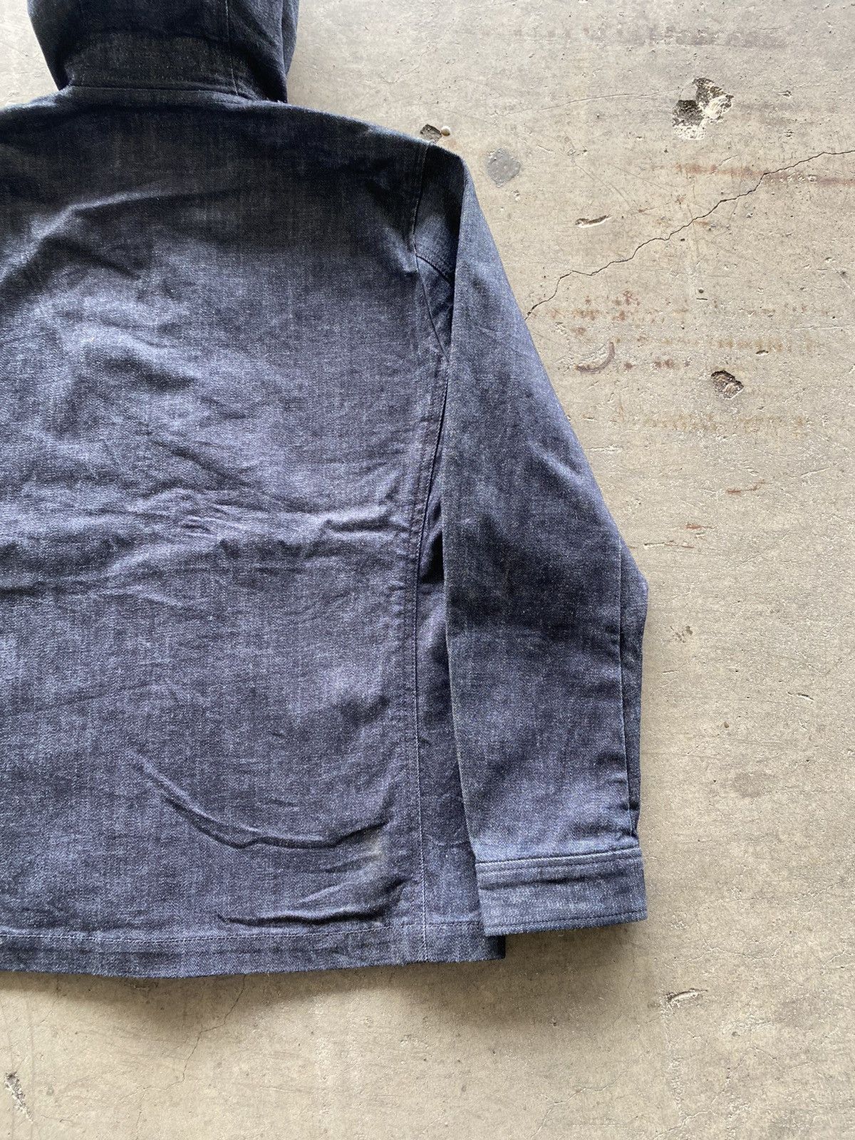 Beams Japan Beams Men's Indigo Denim Hoodie Jacket Size US M / EU 48-50 / 2 - 17 Thumbnail