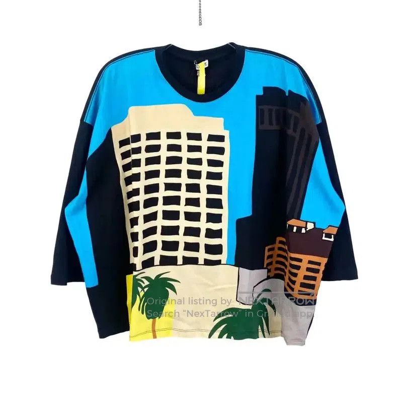 Loewe Loewe Multicolor Cotton Women's Sweatshirt . Size XS / US 0-2 / IT 36-38 - 1 Thumbnail