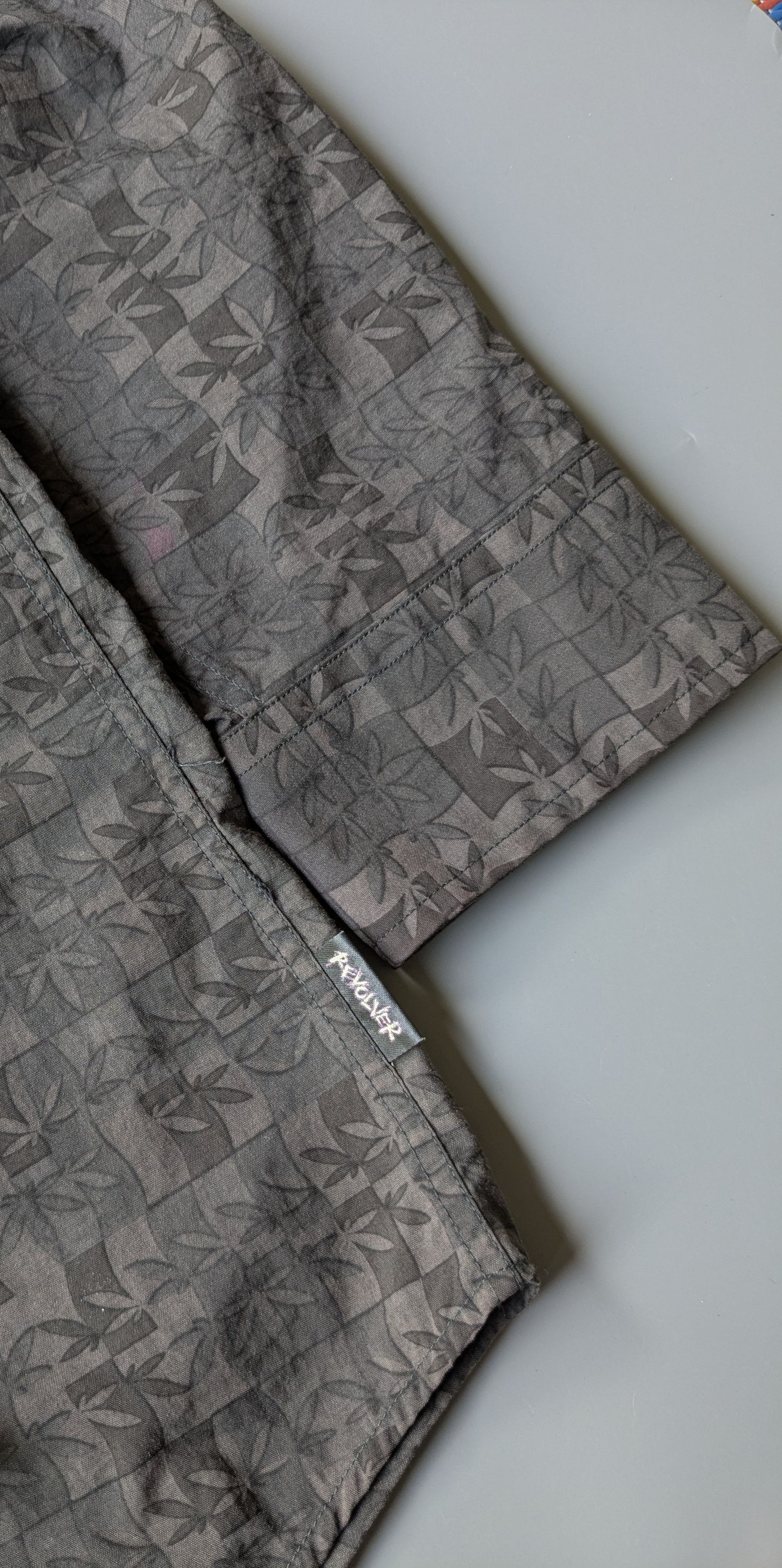 Japanese Brand FW01 REVOLVER marijuana monogram button up Size US L / EU 52-54 / 3 - 5 Thumbnail