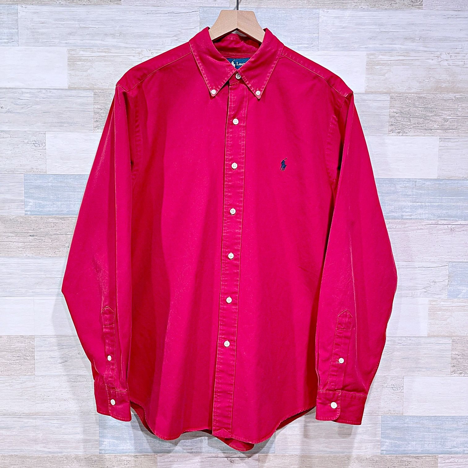 Ralph Lauren Ralph Lauren Cotton Silk Classic Fit Shirt Red Mens Large Size US L / EU 52-54 / 3 - 1 Thumbnail