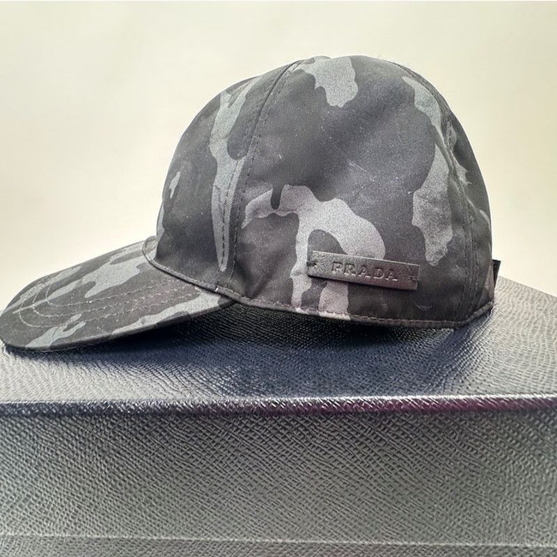 Prada Prada Tessuto Camouflage Adjustable Baseball Cap Size M Size ONE SIZE - 2 Thumbnail