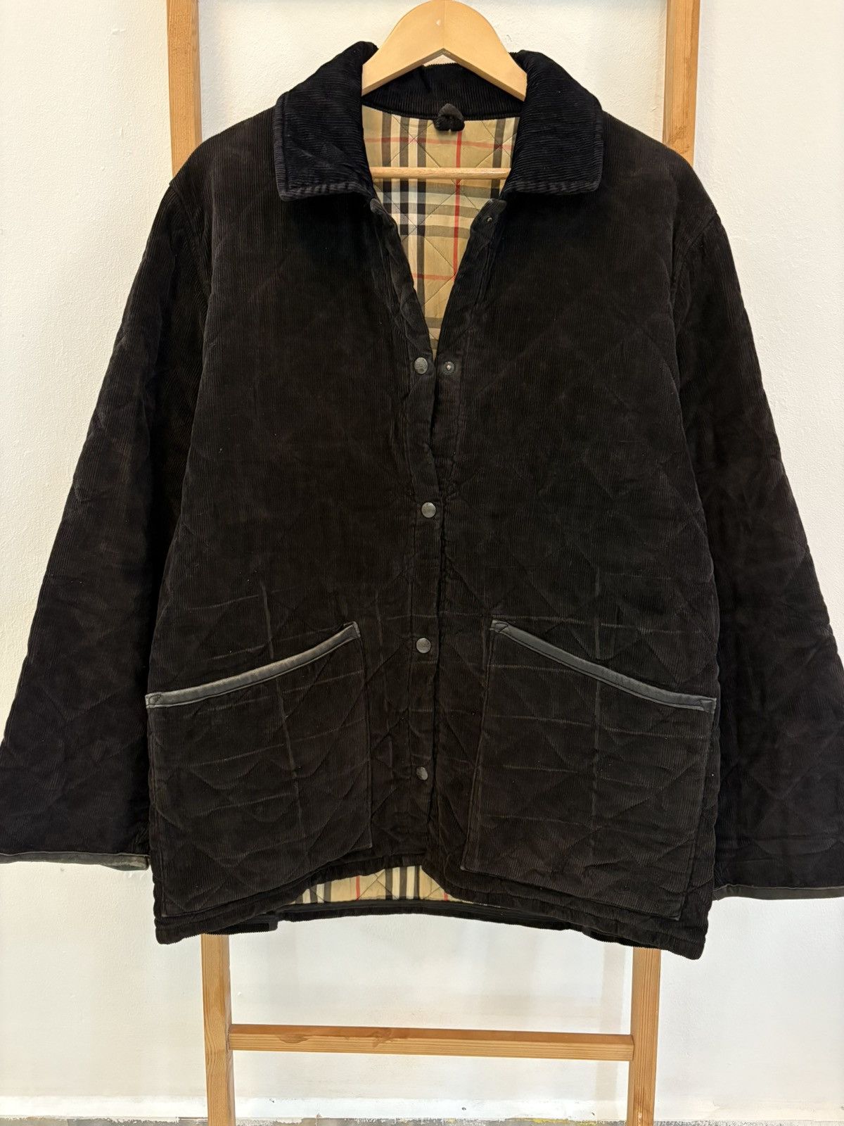 Burberry BURBERRY London Corduroy Jacket Novacheck Size US XL / EU 56 / 4 - 7 Thumbnail