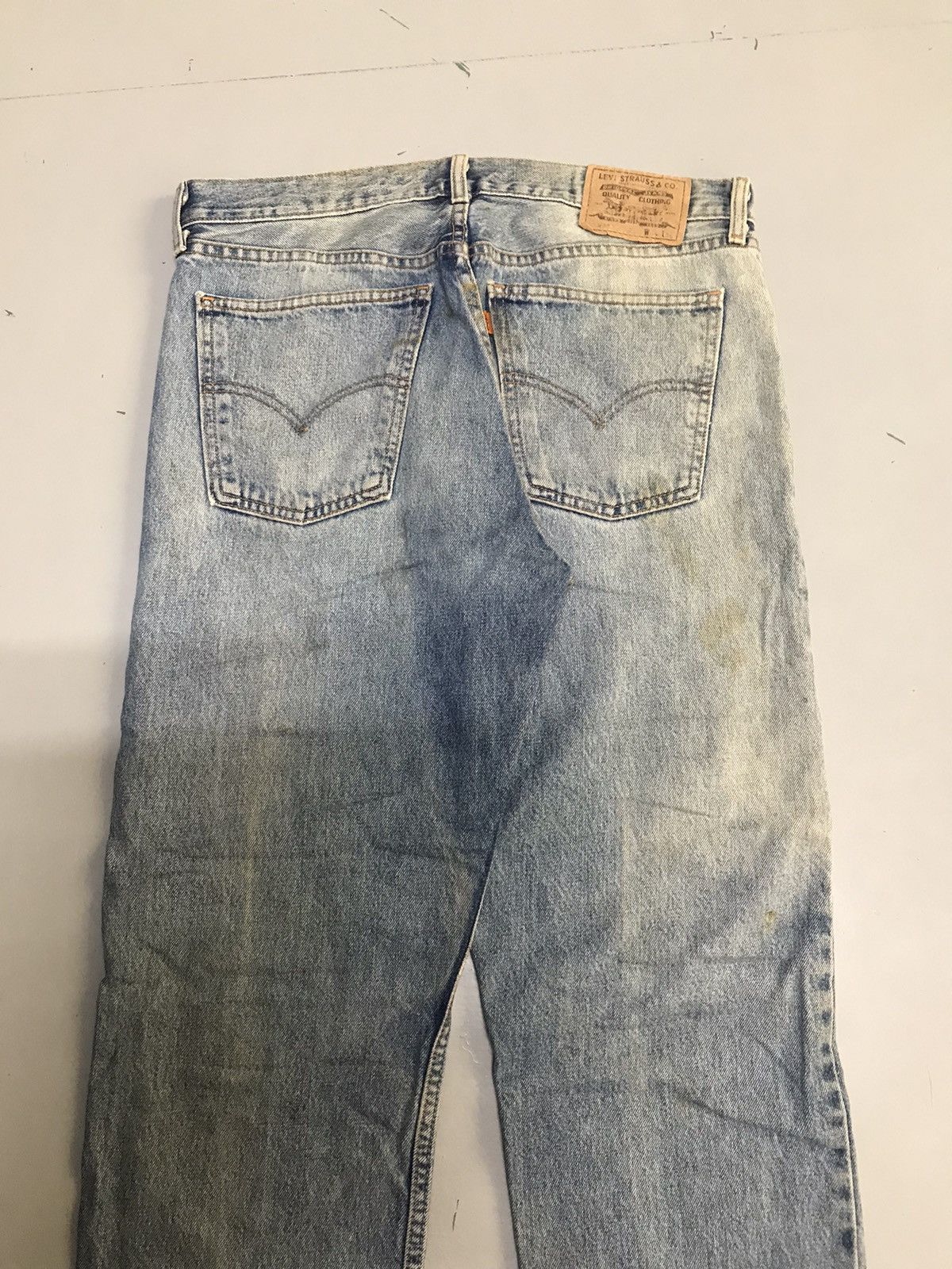 Levi's Vintage Levi’s 615 orange tab damaged denim Size US 36 / EU 52 - 12 Thumbnail