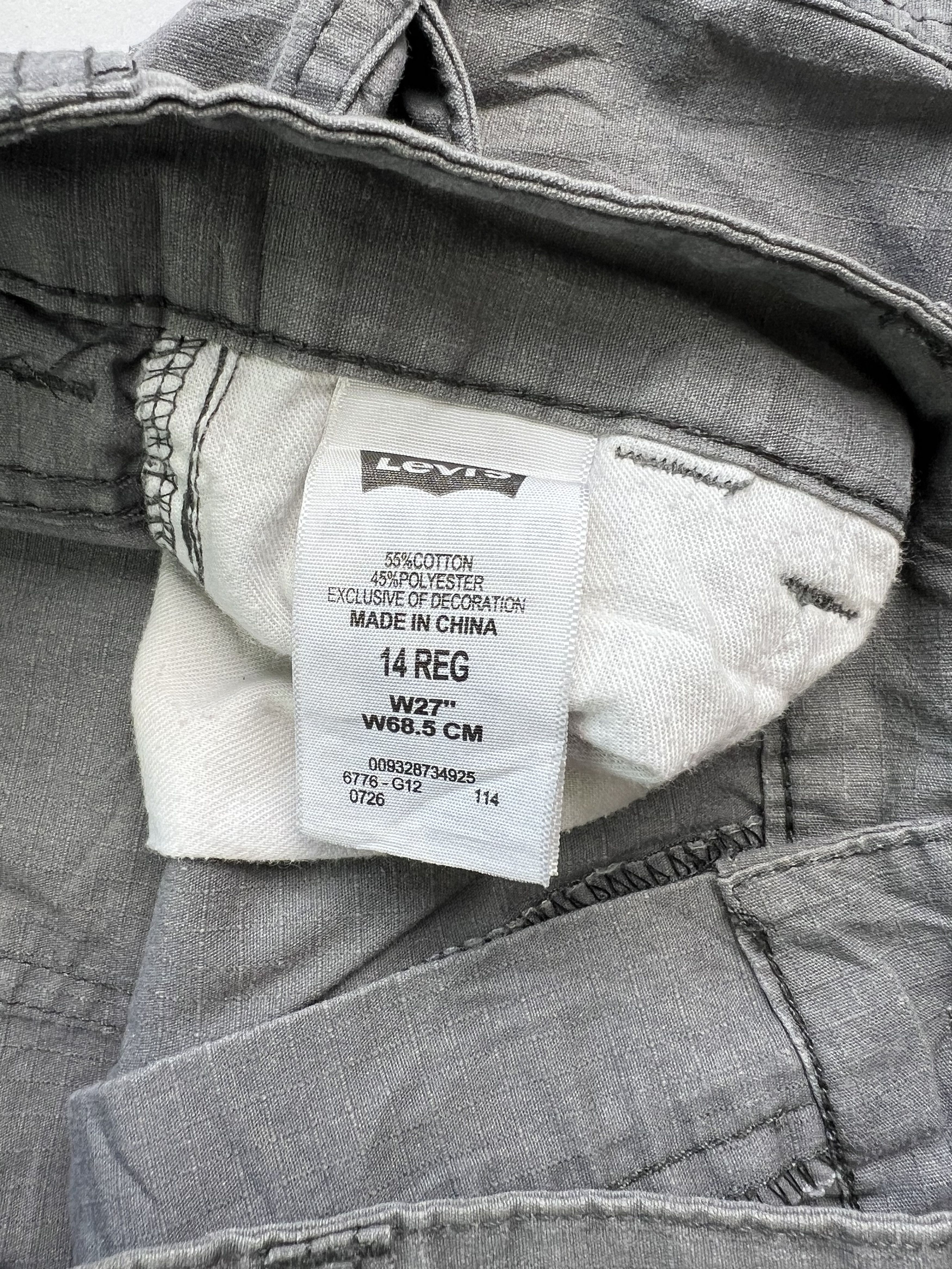 Levi's Levis Cargo Shorts Grey Size US 29 - 6 Thumbnail
