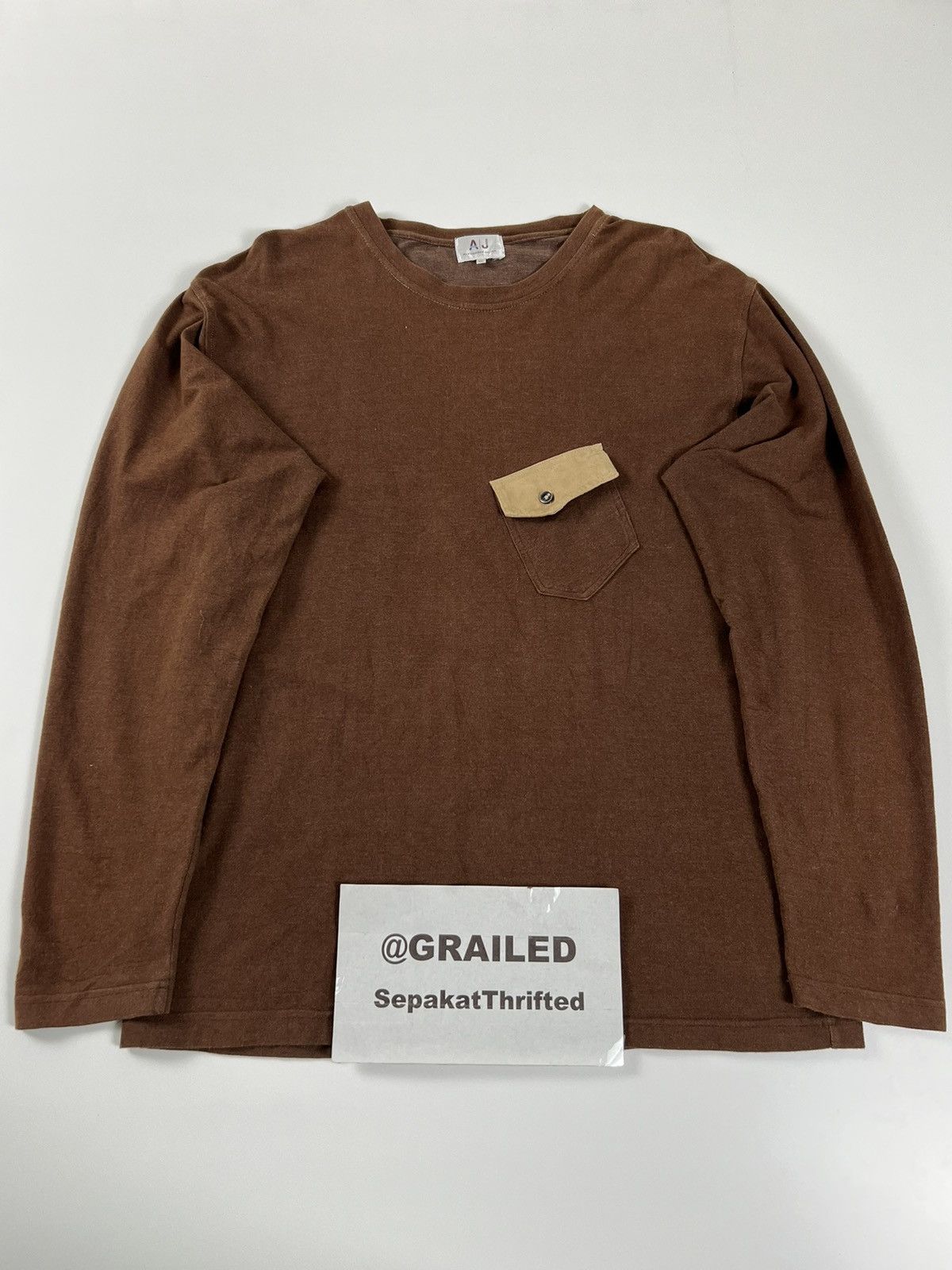 Alexander Julian Alexender Julian Pocket Tee Long Sleeve Tshirt Size US L / EU 52-54 / 3 - 15 Thumbnail