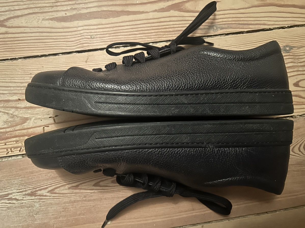 Prada Prada Leather Low-Top Navy Shoes EU45/US11.5/UK10.5 Size US 11.5 / EU 44-45 - 4 Thumbnail