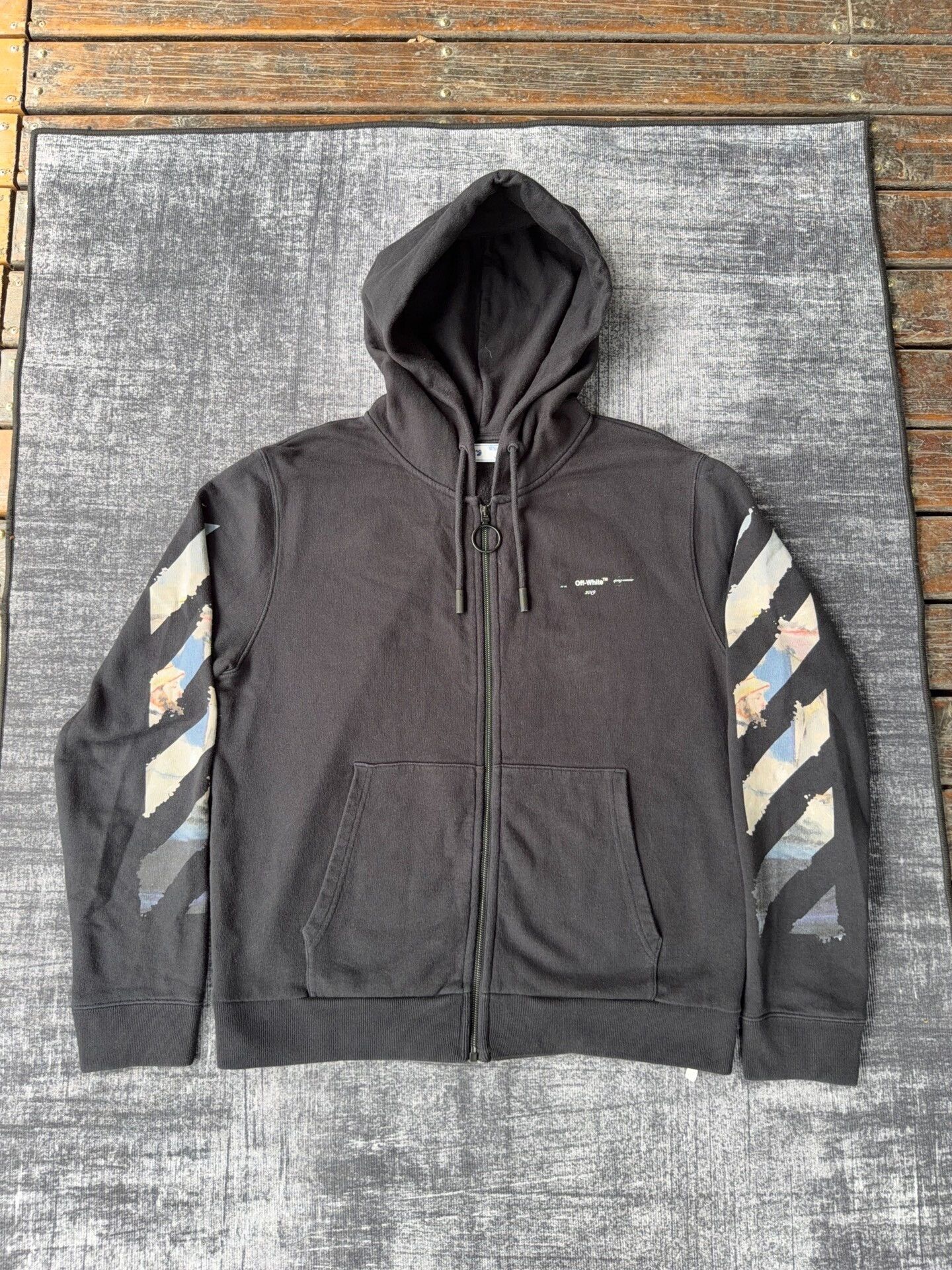 Off-White Off White OW Zipper Hoodie Size US L / EU 52-54 / 3 - 2 Thumbnail