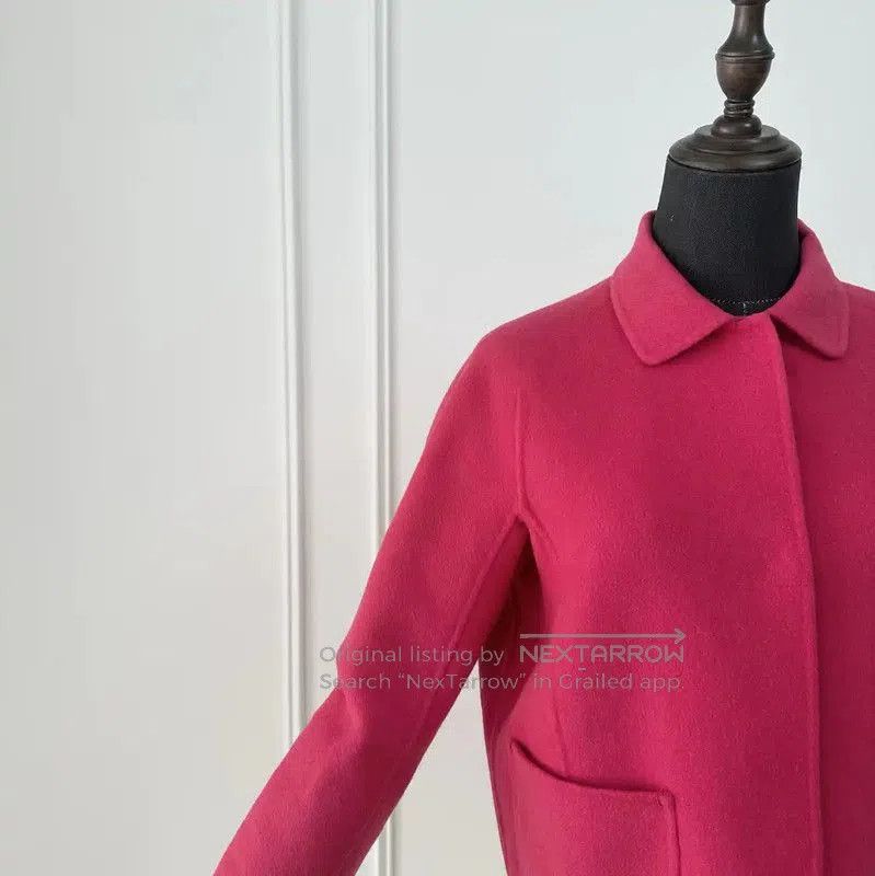 Max Mara MaxMara Pink Wool Women's Cardigan . Size M / US 6-8 / IT 42-44 - 6 Thumbnail