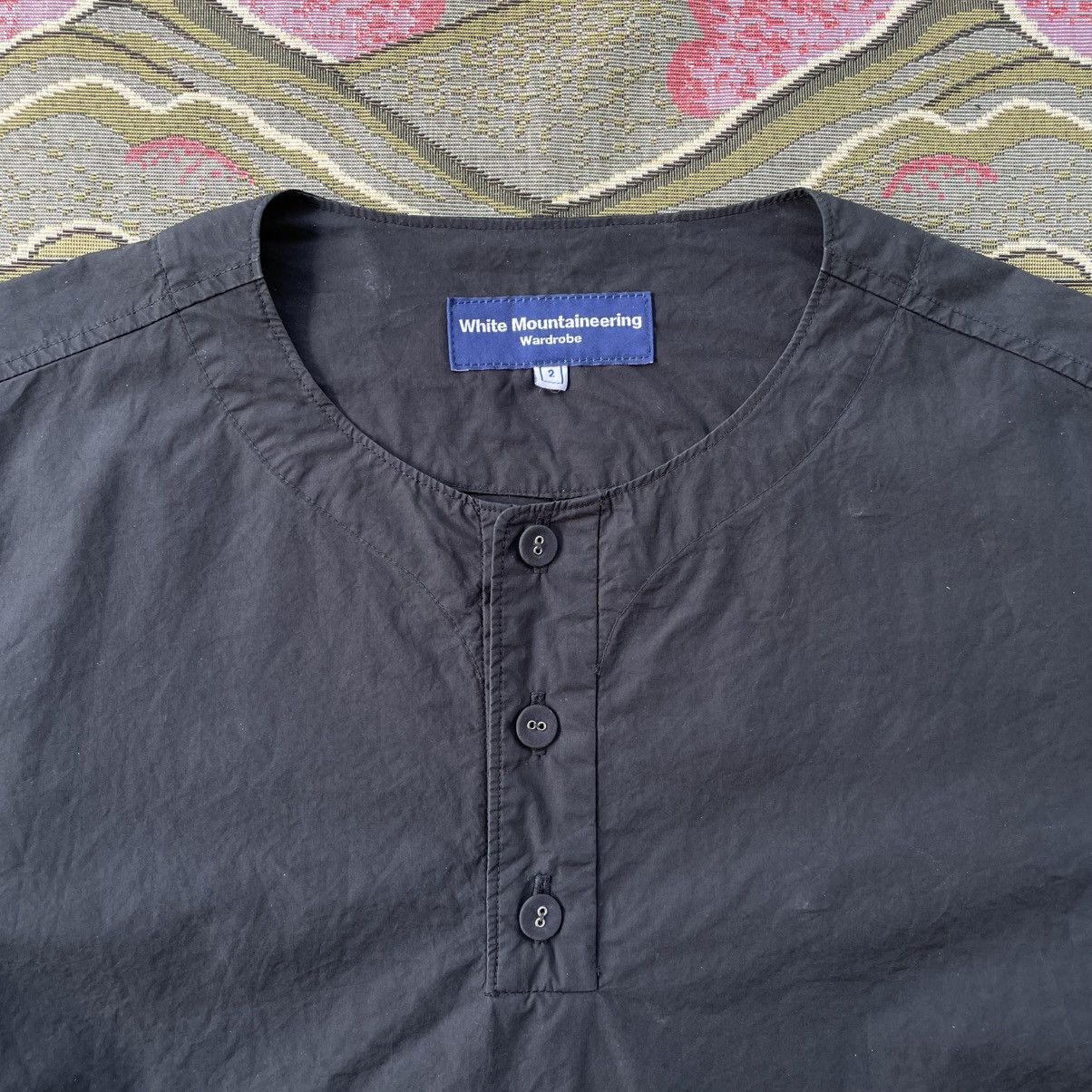 White Mountaineering White Mountaineering Sample Henley Pullover Shirt Size US L / EU 52-54 / 3 - 3 Thumbnail