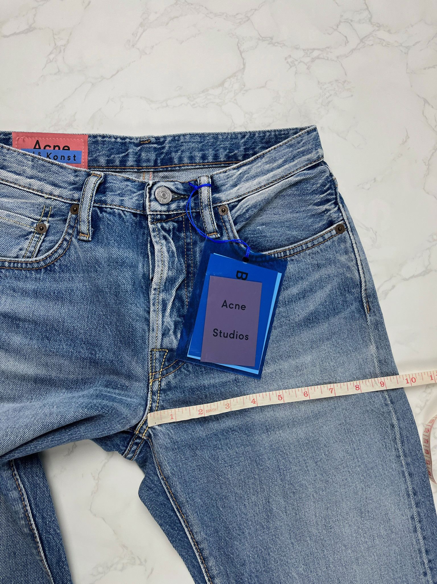 Acne Studios 🔥60% OFF🔥 [SALE] Acne Studios Organic Blue Denim Jeans Size US 27 - 3 Thumbnail