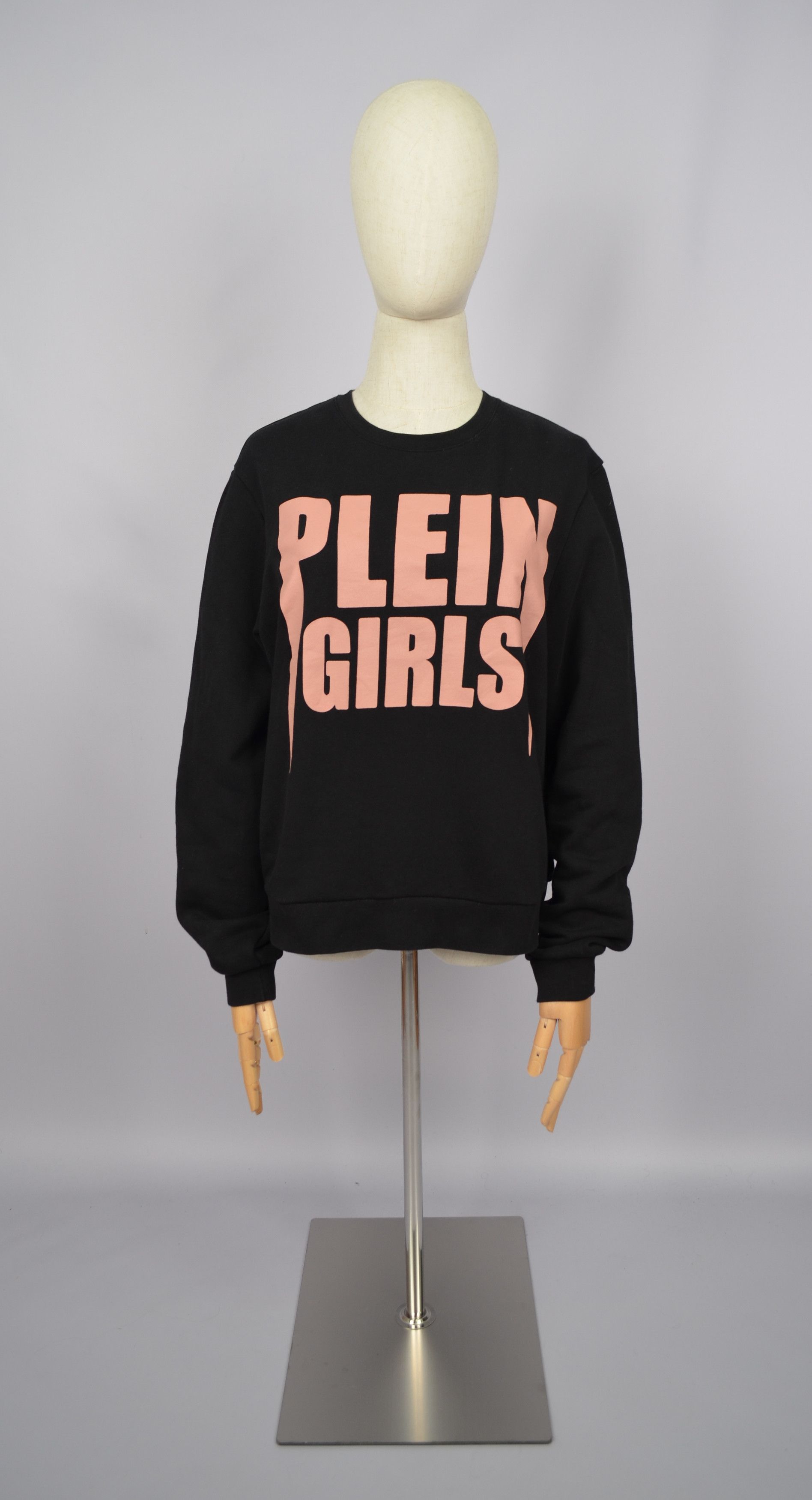 Designer × Philipp Plein Philipp Plein Plein Girls Logo Sweatshirt Black Size M Size M / US 6-8 / IT 42-44 - 2 Thumbnail