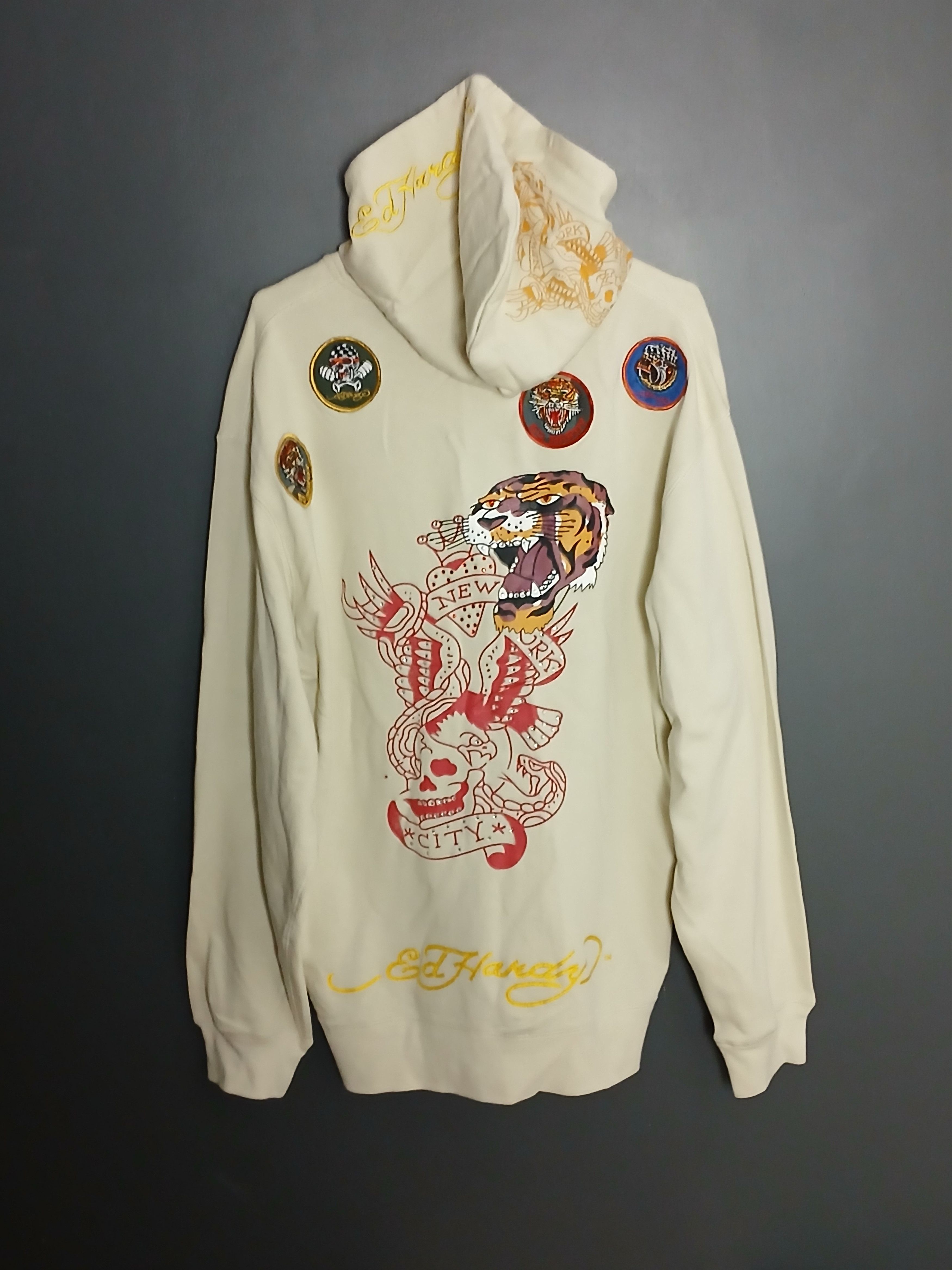 Christian Audigier × Ed Hardy New Ed Hardy Hoodie Size US XXL / EU 58 / 5 - 1 Thumbnail